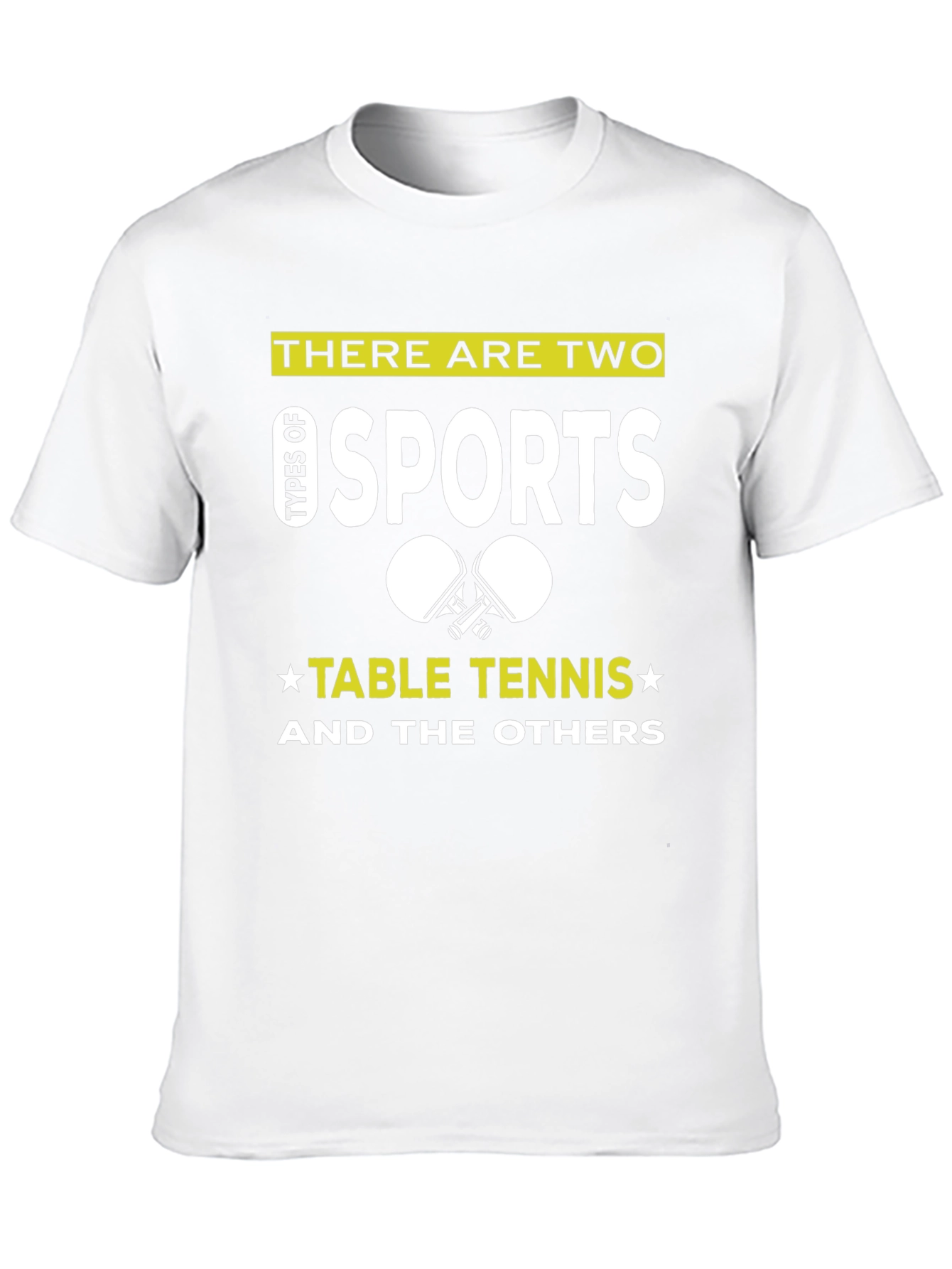 Black Table Tennis T-Shirt - Two Types of Sports view 10