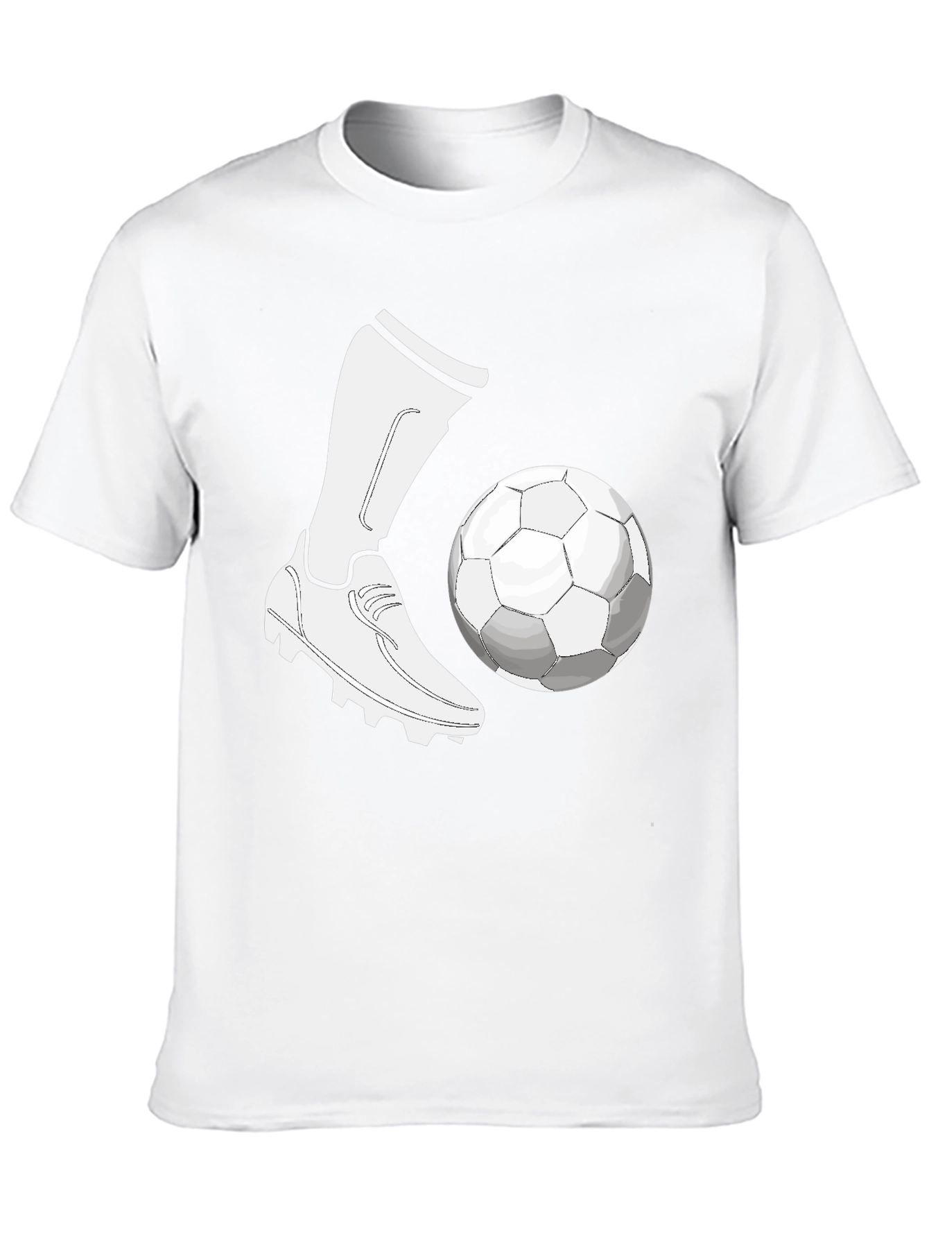 Black Soccer Kick T-Shirt: Sporty Style view 10