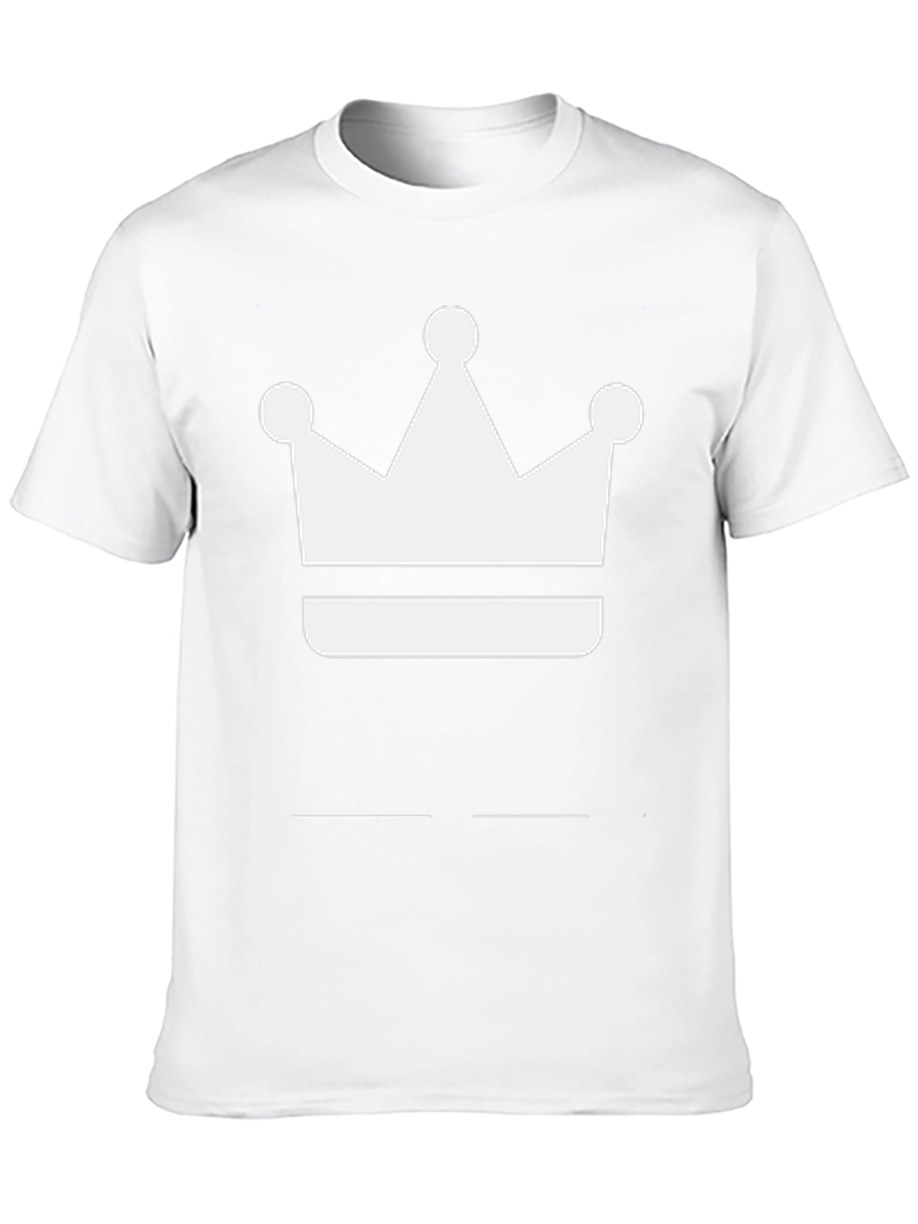 Black Crown Graphic Tee - Black Cotton Blend view 10