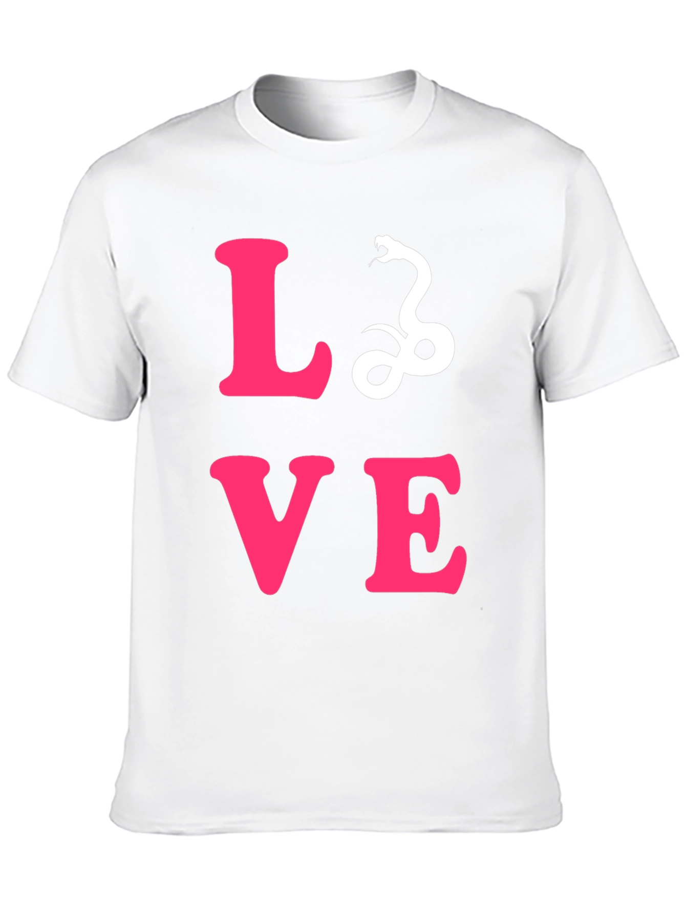 Black Love Snake Graphic Tee - Stylish Unisex T-Shirt view 10