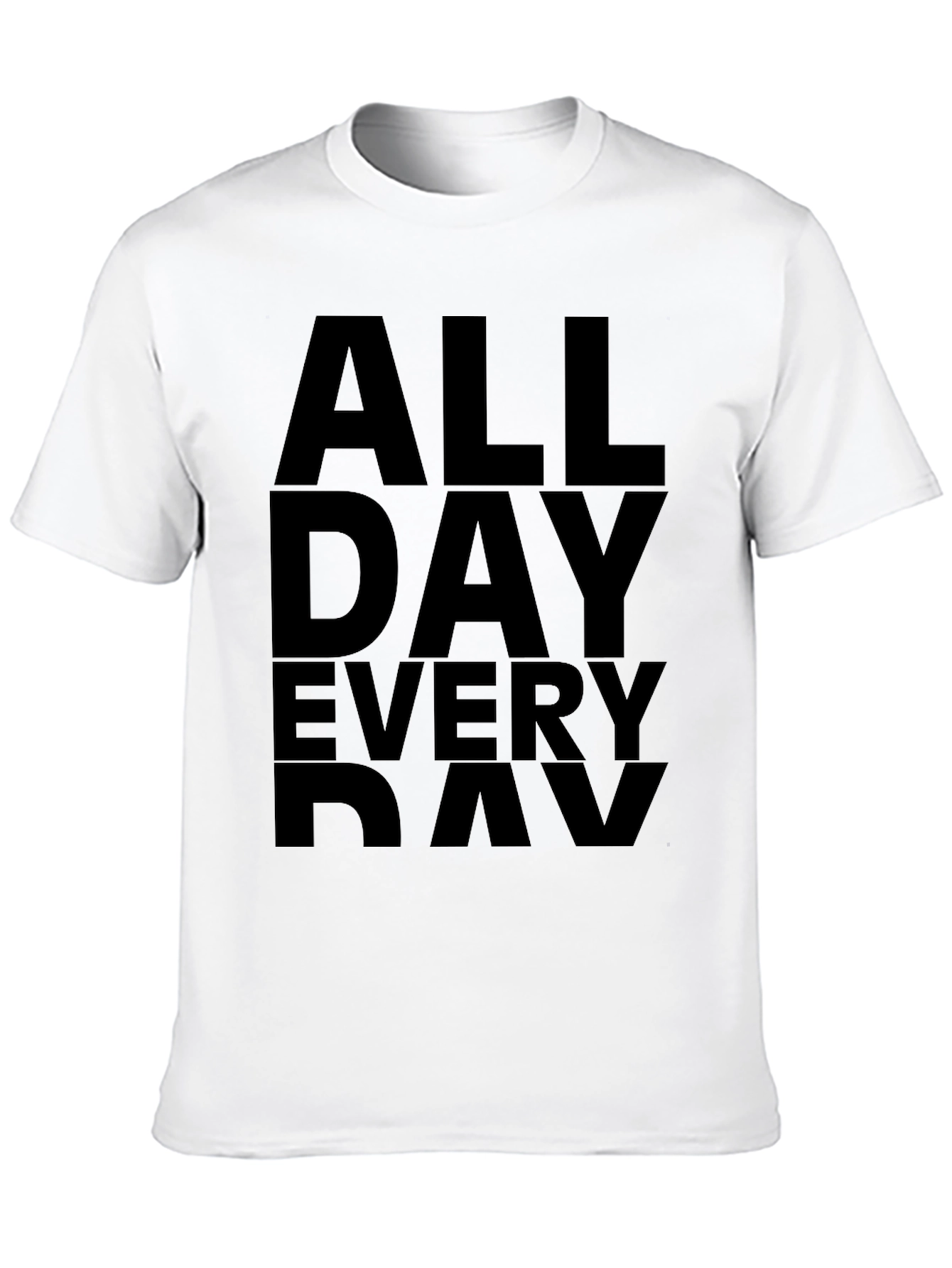 Black All Day Every Day Black Graphic Tee view 10