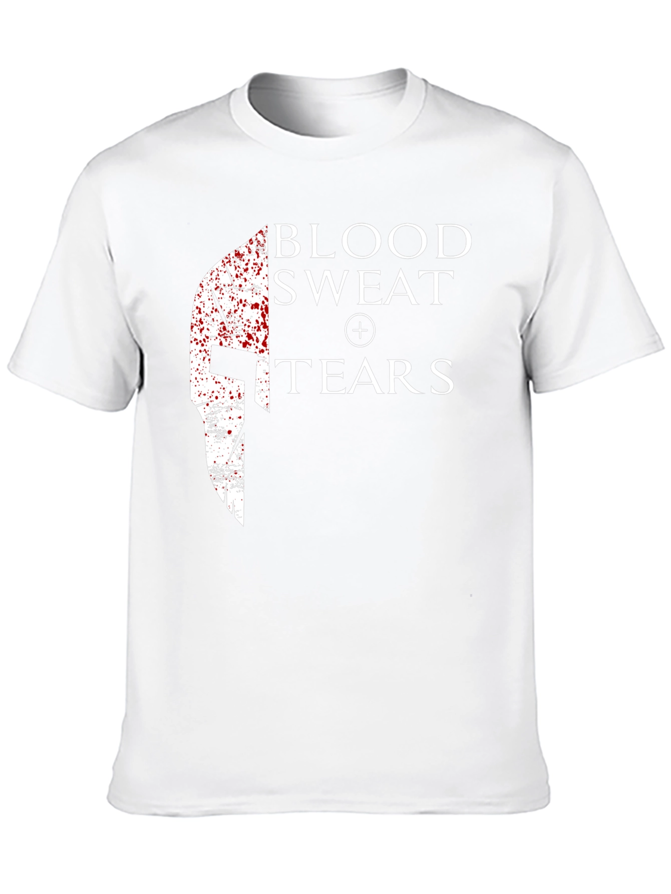 Black Blood Sweat Tears Spartan Helmet T-Shirt - Black view 10