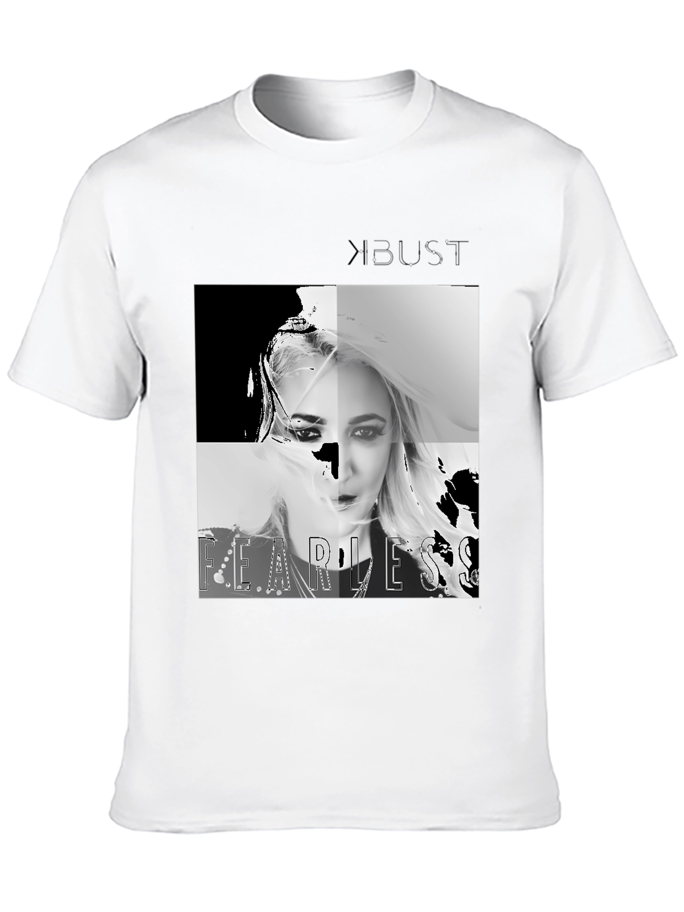 Black Fearless Graphic Tee - Men's Black T-Shirt view 10