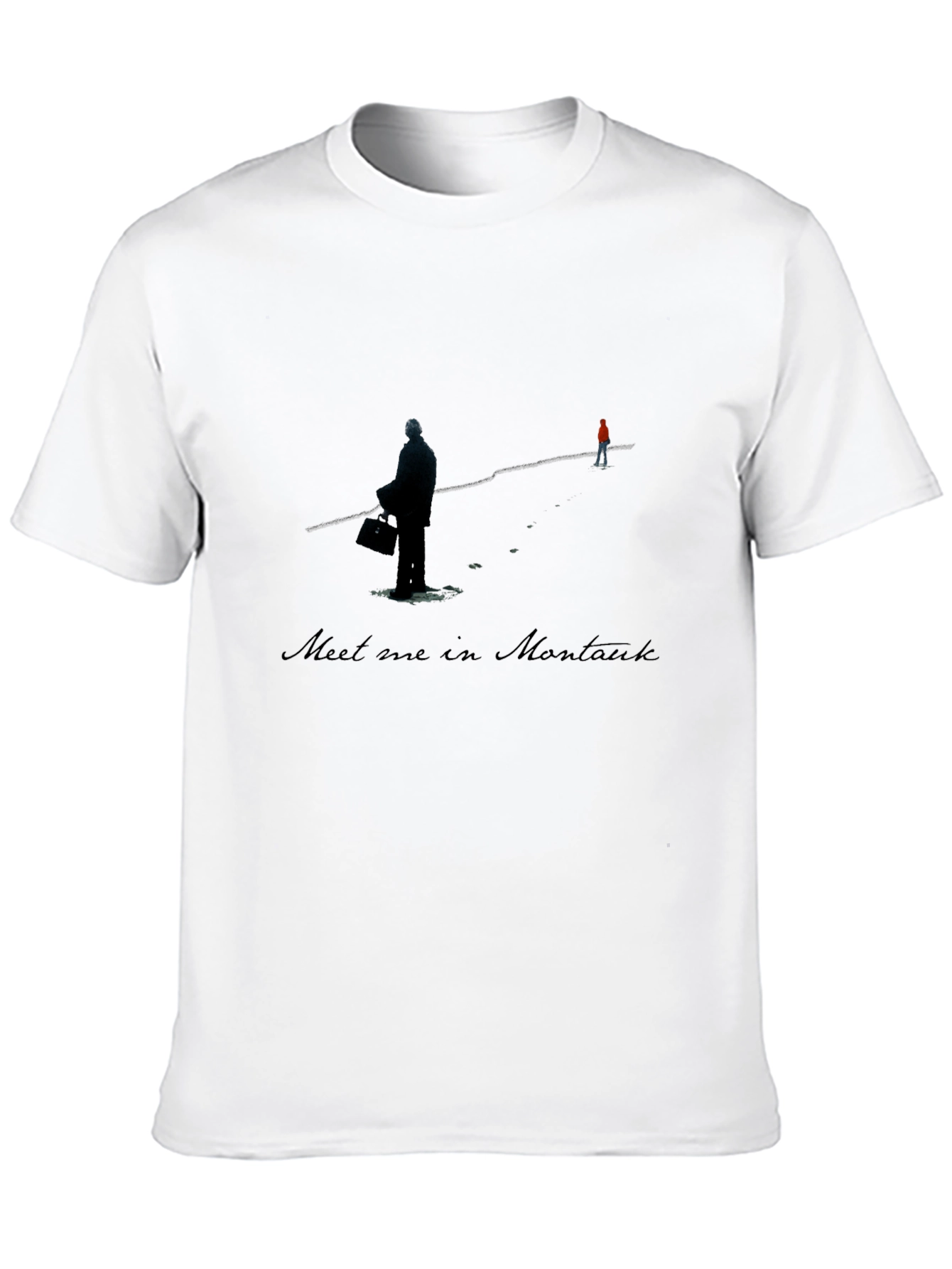 Black Meet Me in Montauk T-Shirt view 10