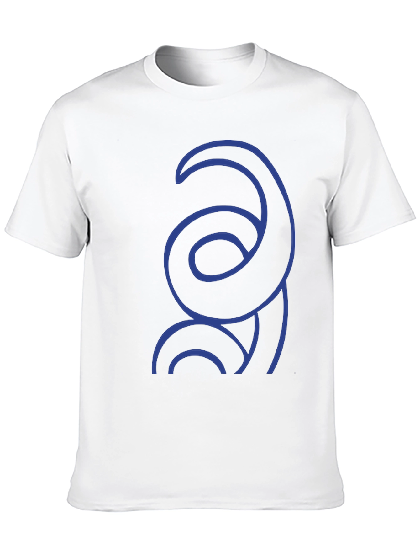 Black Abstract Graphic Black T-Shirt view 10