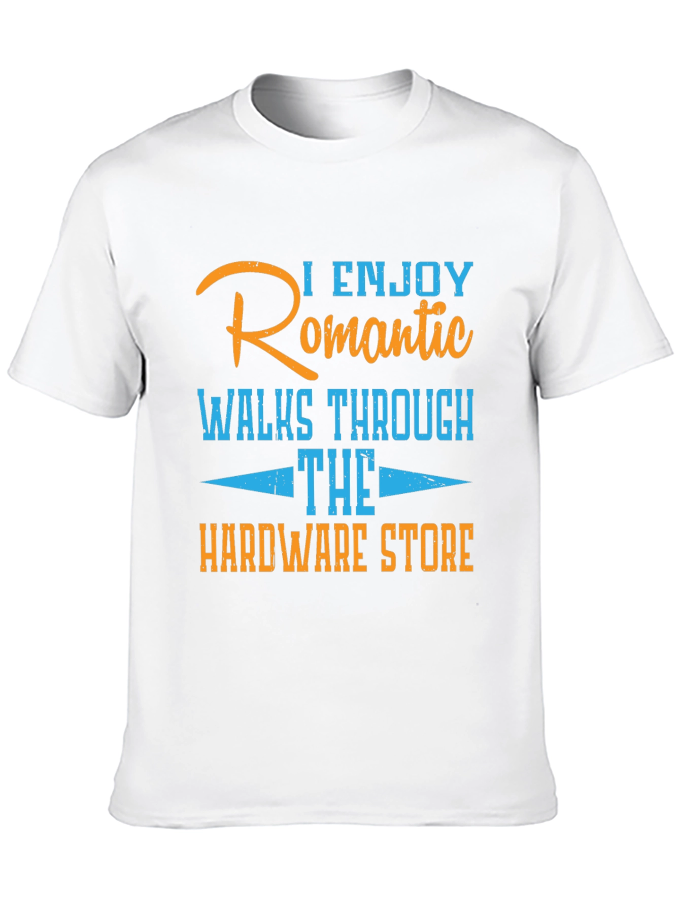 Black Humorous Hardware Store Romantic Walks T-Shirt view 10