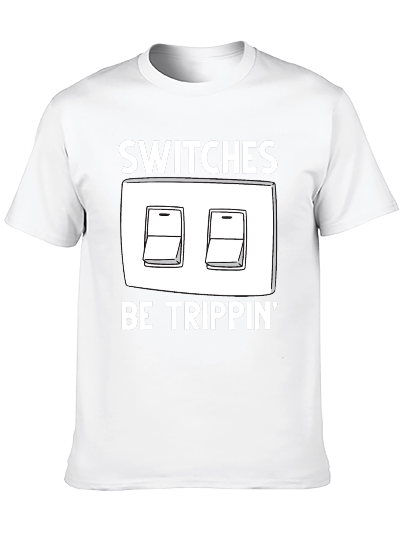 Black Switches Be Trippin' Graphic T-Shirt view 10