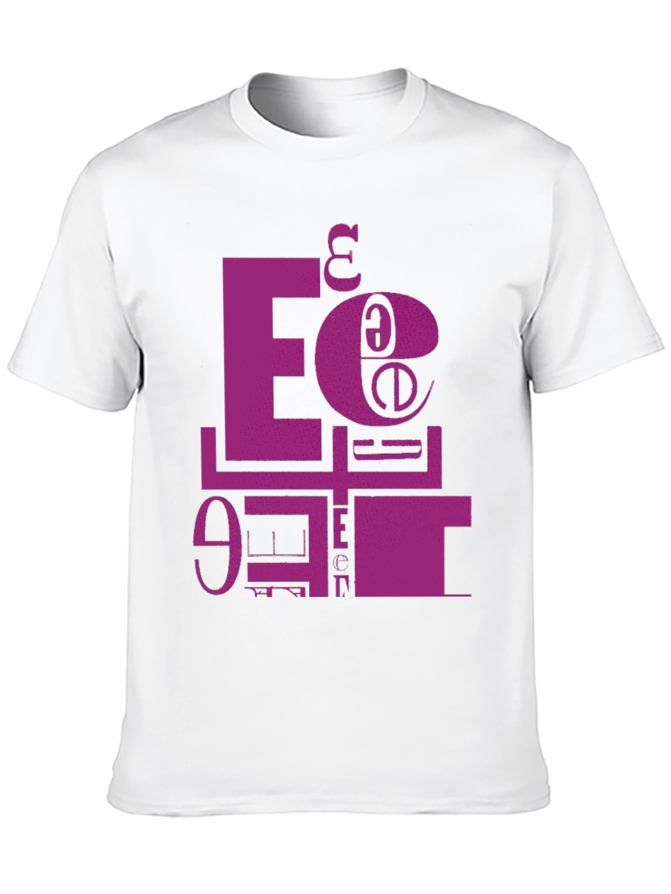 Black Abstract Graphic Print T-Shirt view 10