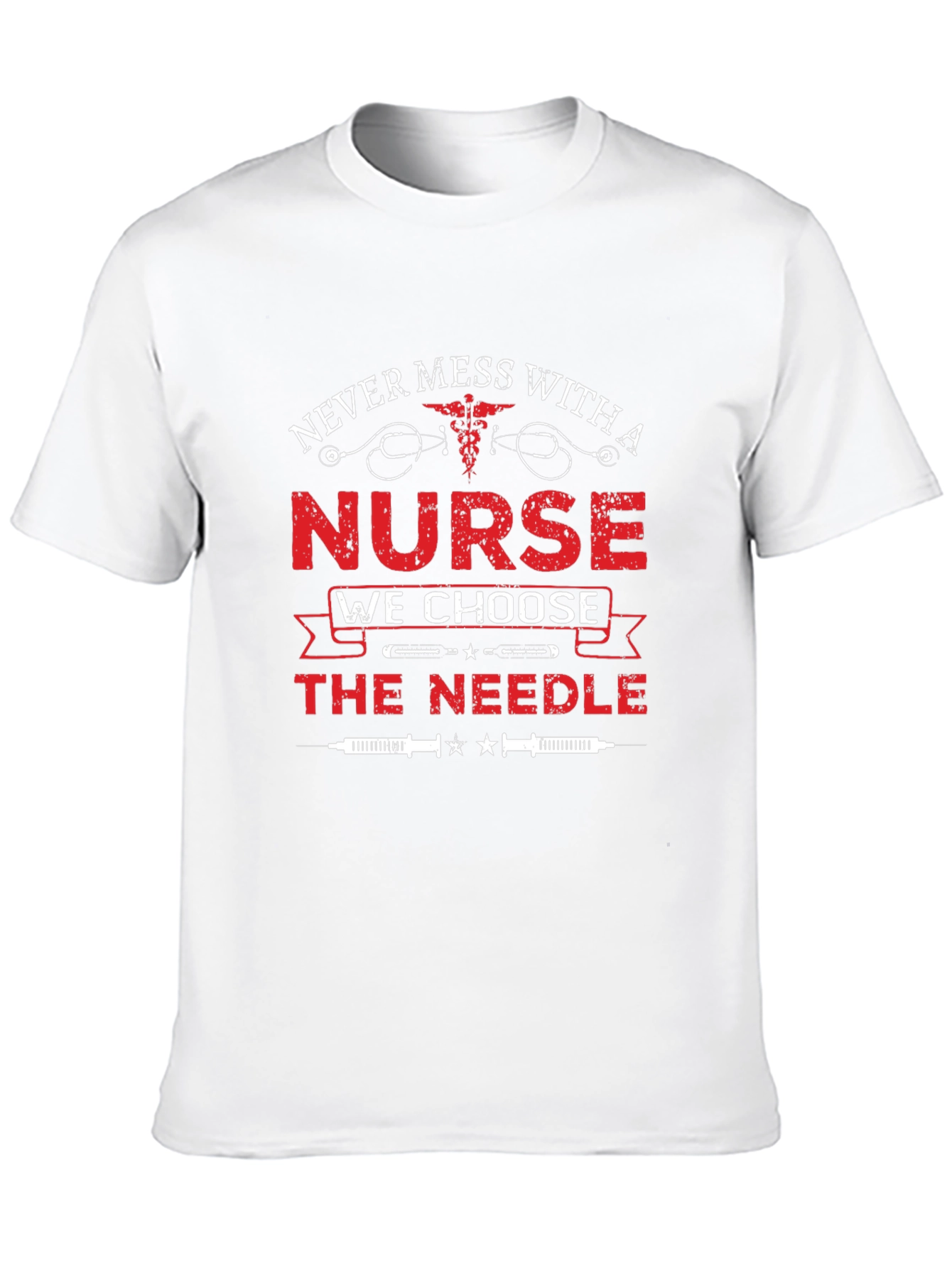 Black Never Mess with a Nurse T-Shirt view 10