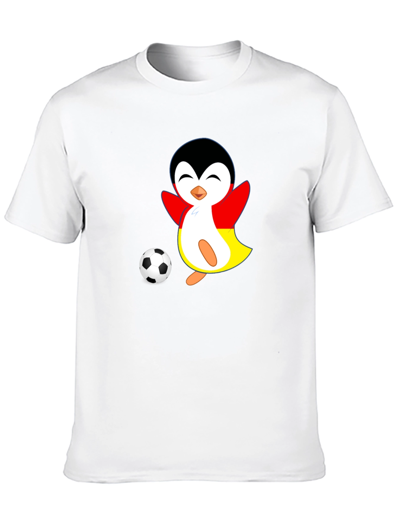 Soccer Penguin Graphic Tee - Black - 10