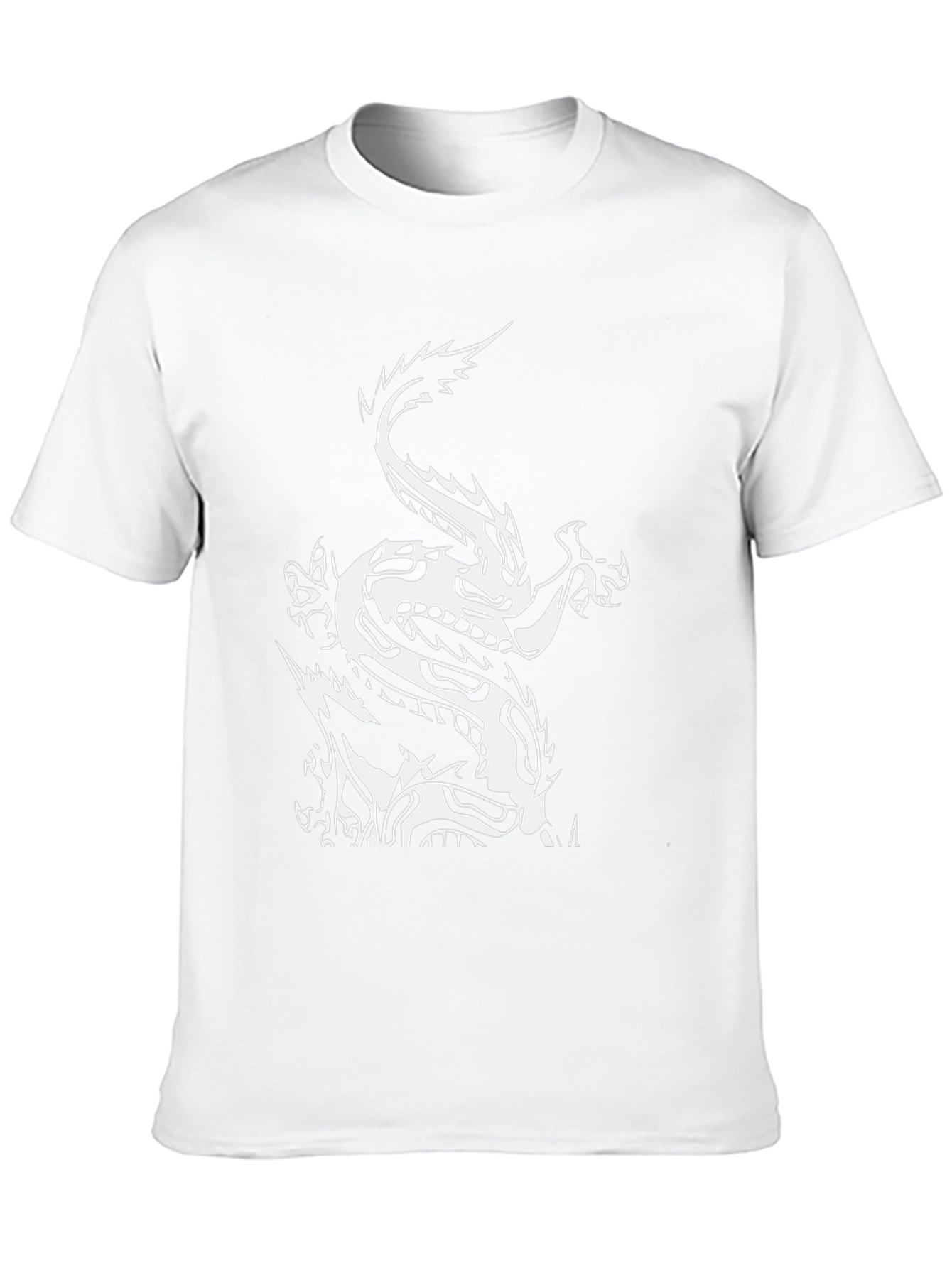 Black Dragon Graphic Tee - Men's Black T-Shirt view 10