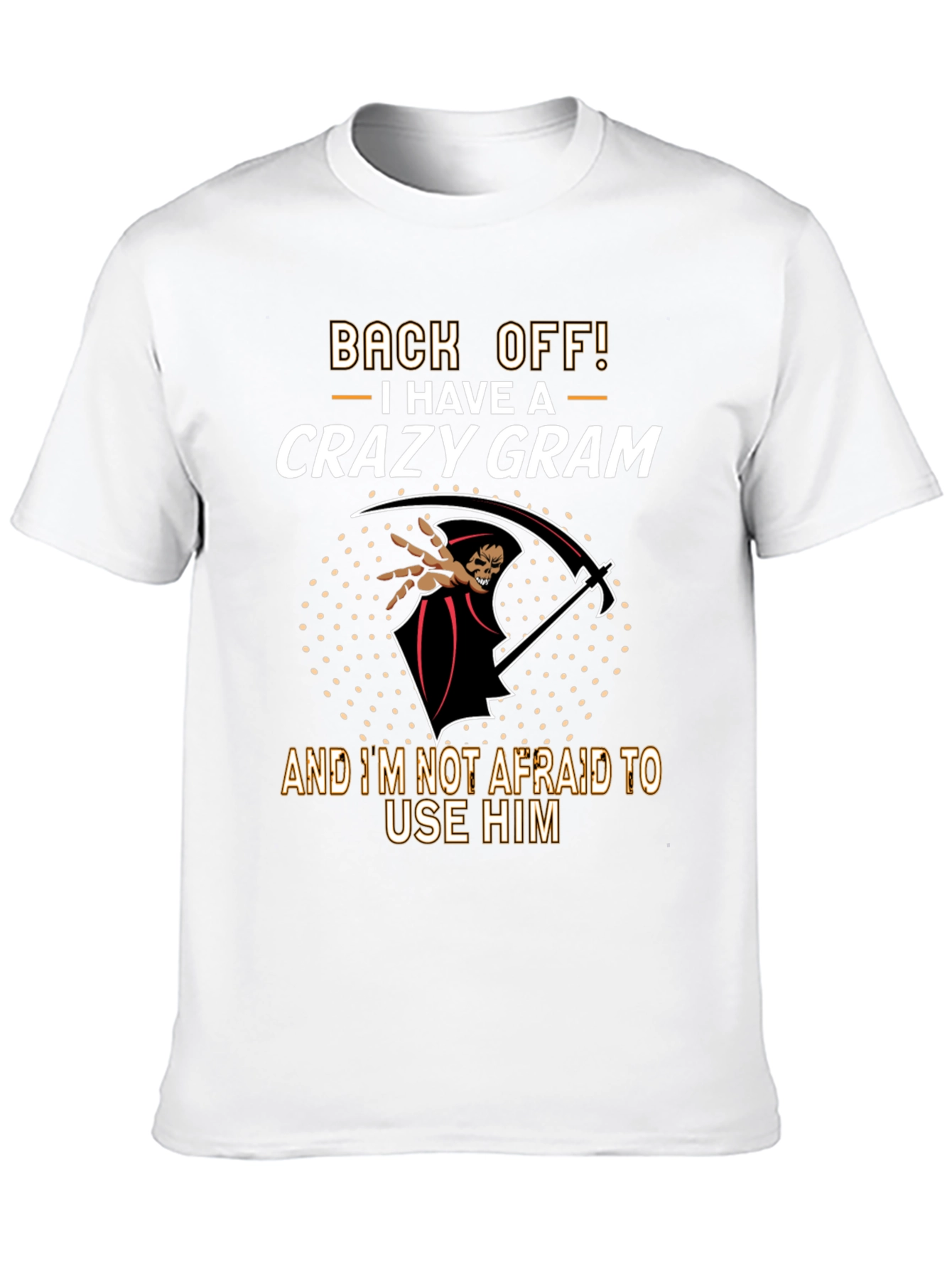 Black Crazy Gram T-Shirt - Back Off! view 10