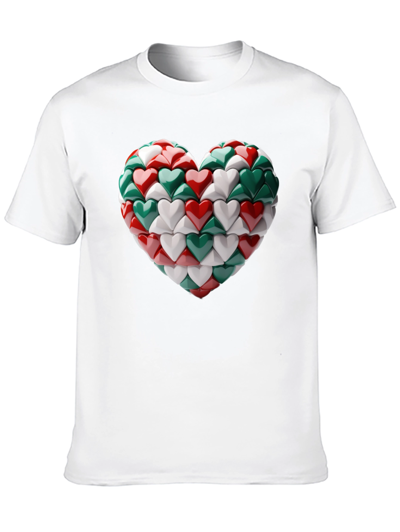 Black Heart of Hearts Graphic Tee view 10