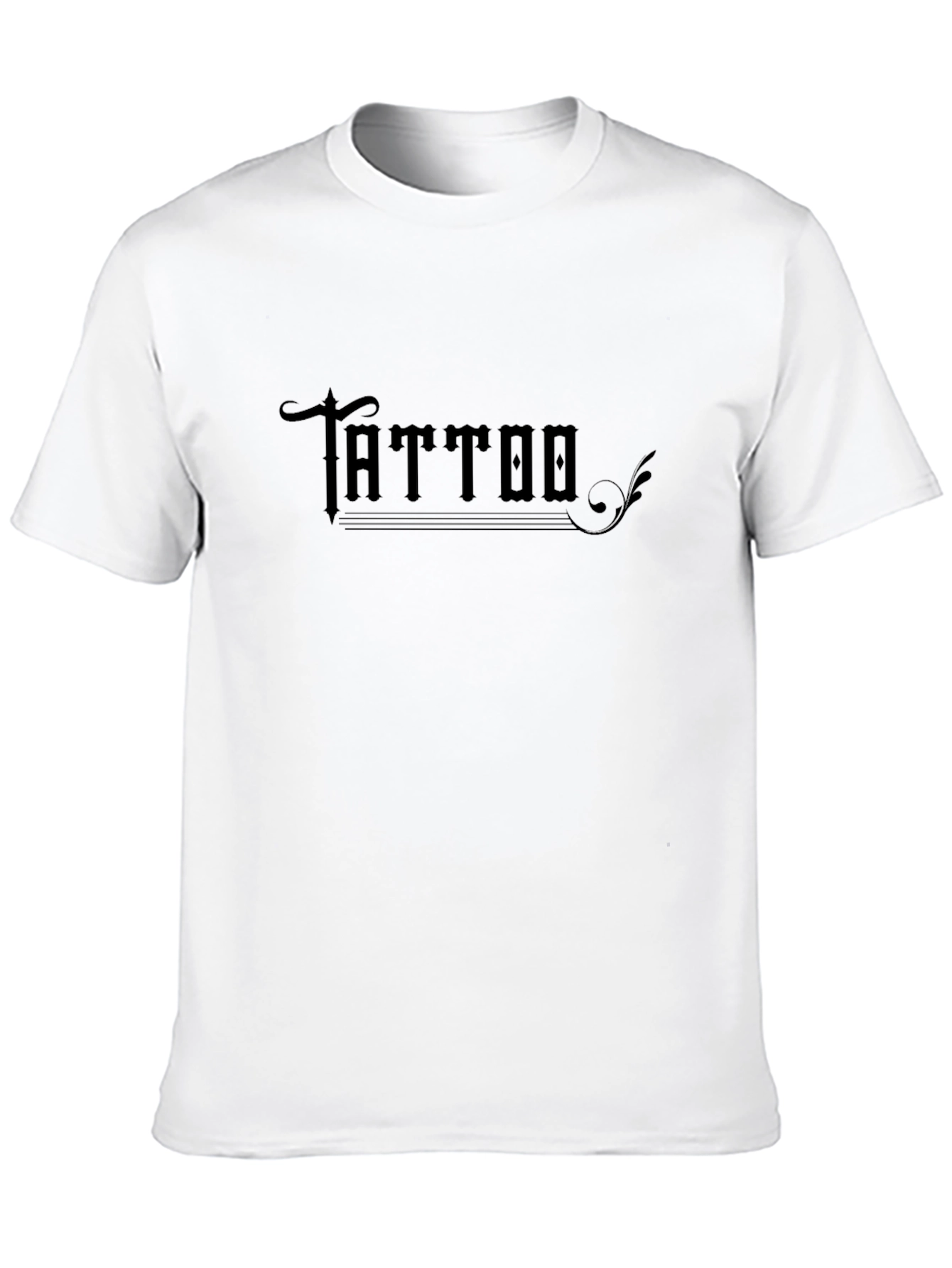 Black Black Tattoo Graphic Tee - Men's Fashion view 10