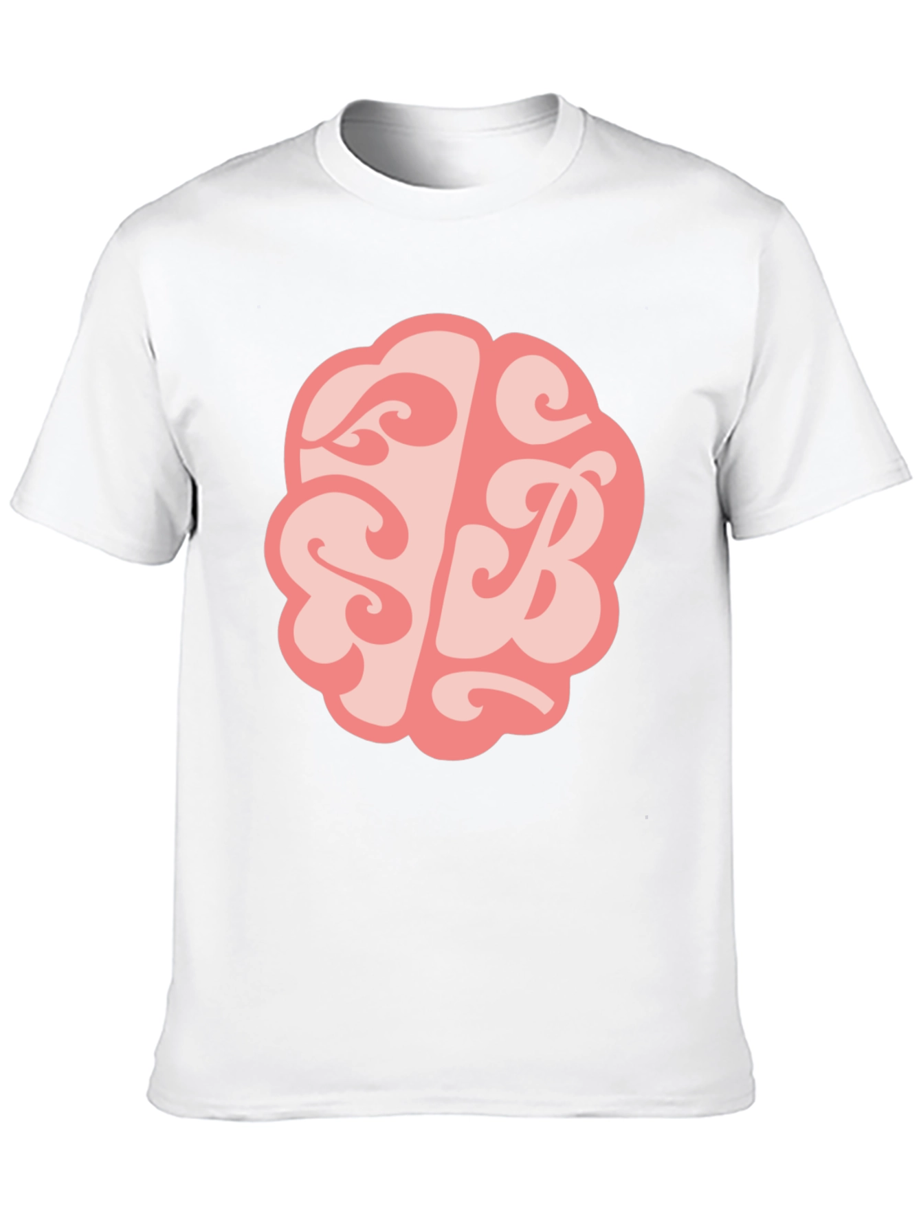 Black Brain SB Graphic Tee - Black Cotton Blend T-Shirt view 10