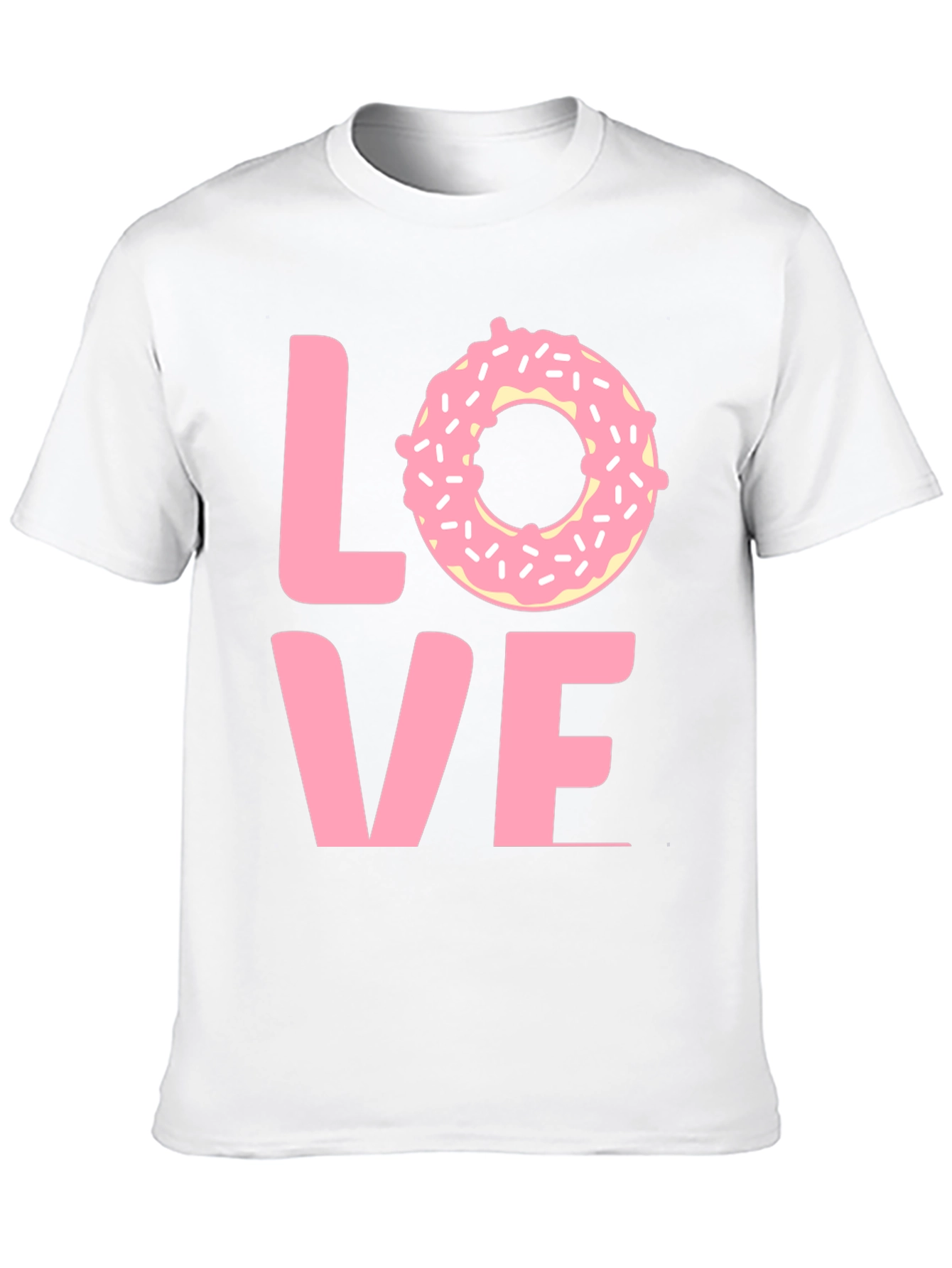 Black Love Donut T-Shirt - Fun & Stylish Graphic Tee view 10