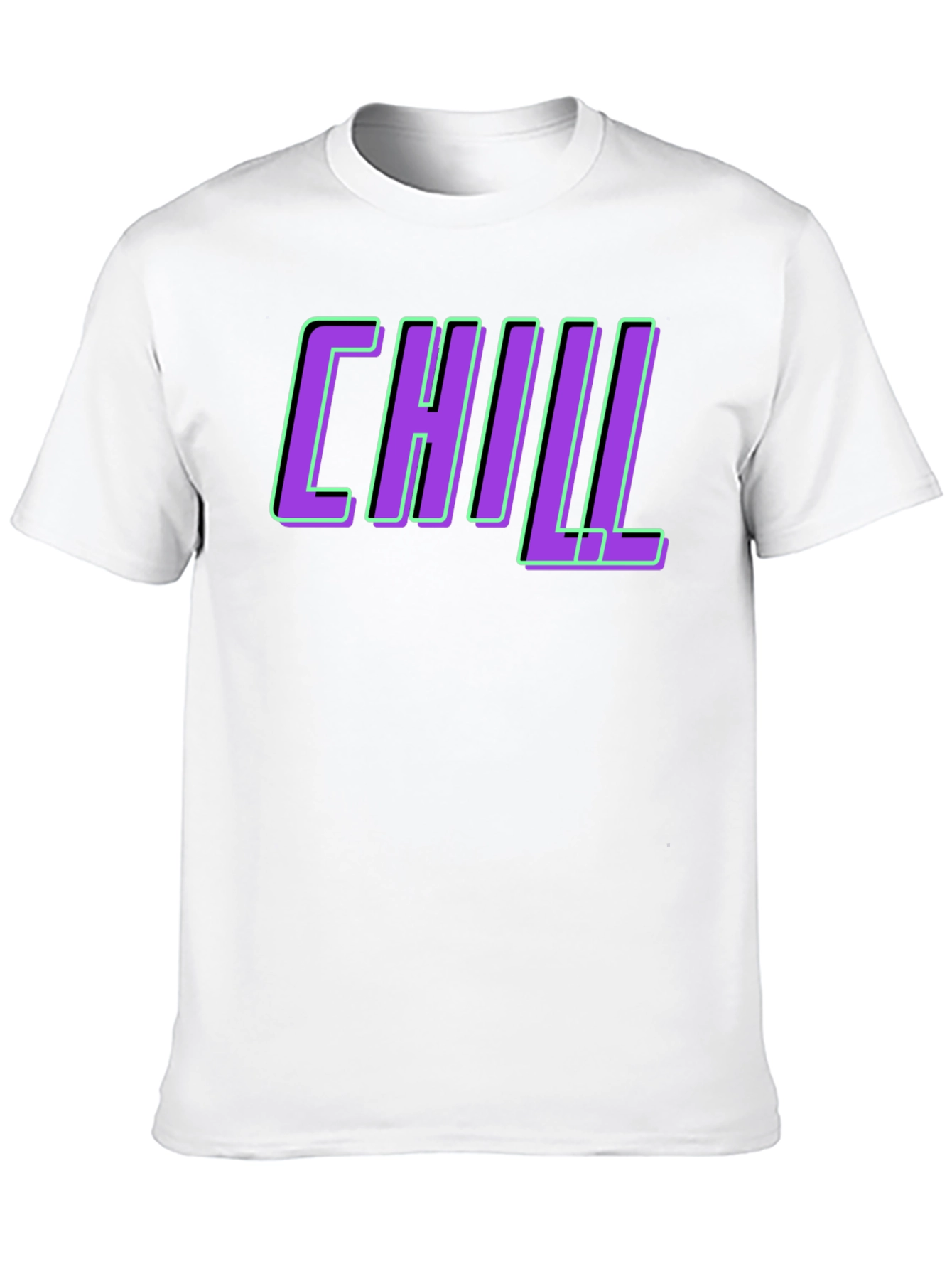 Black Chill Graphic Tee - Trendy Relaxed Fit view 10