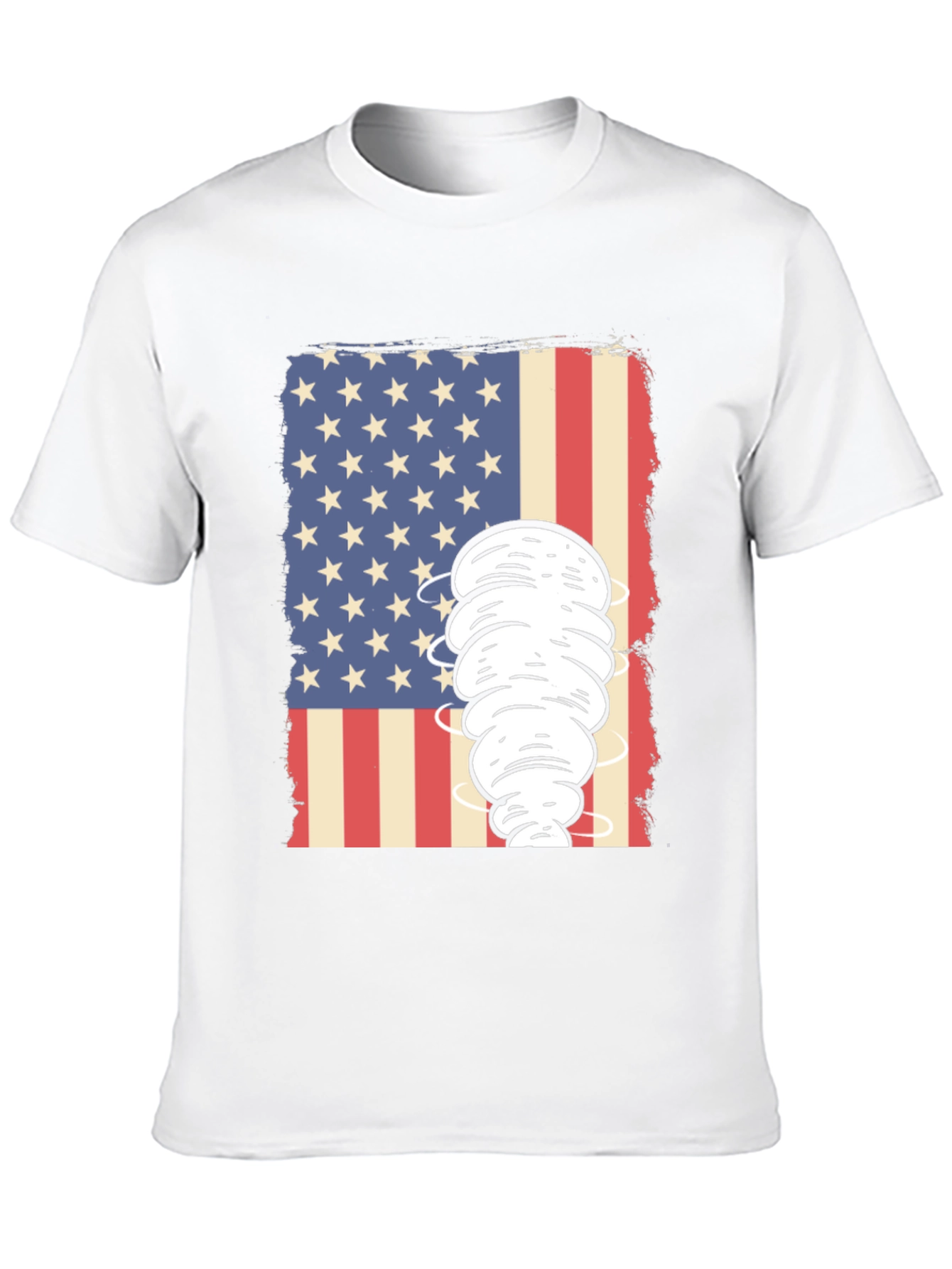 Black American Tornado Graphic Tee view 10