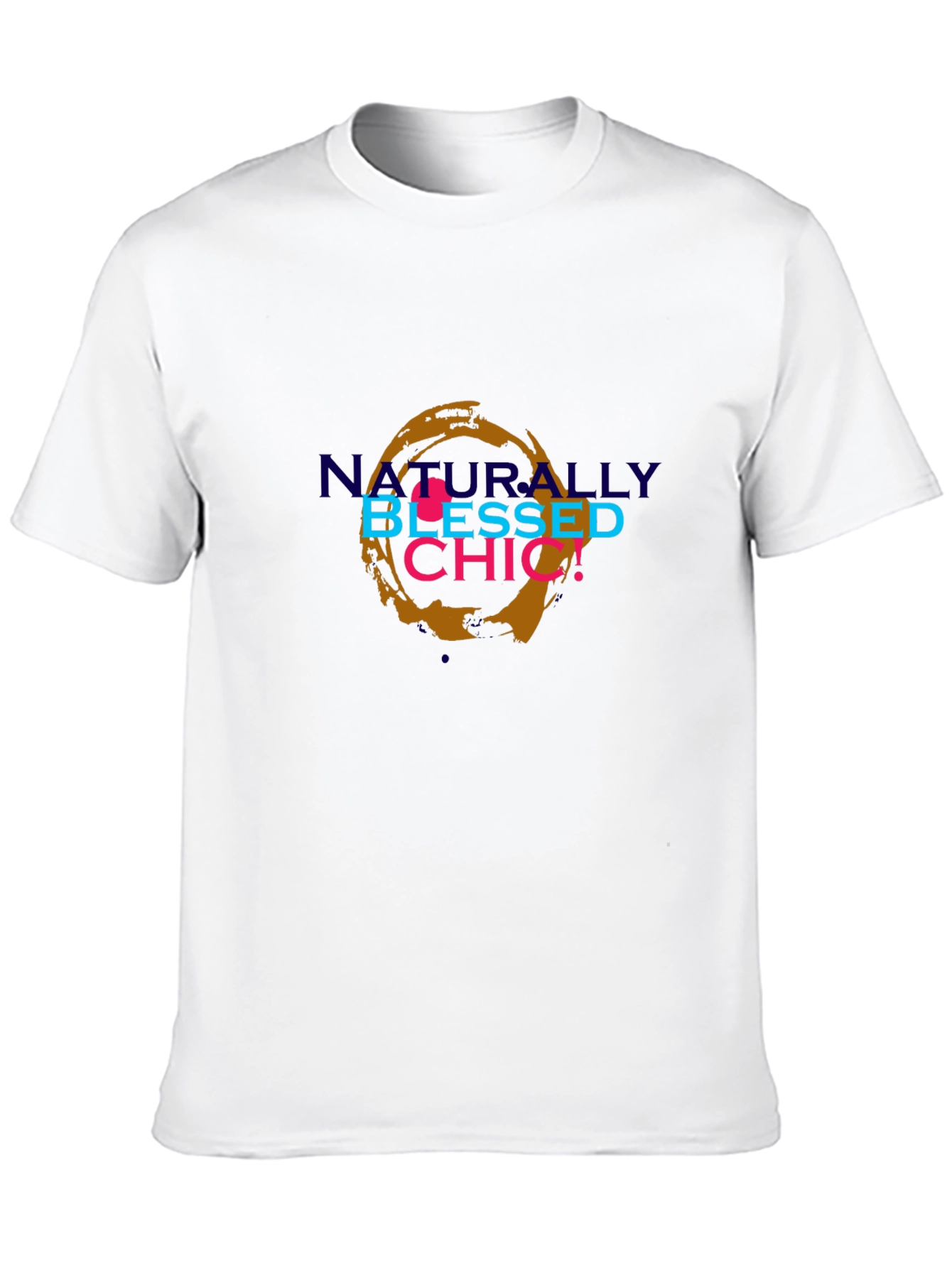 Black Naturally Blessed Chic Graphic T-Shirt view 10