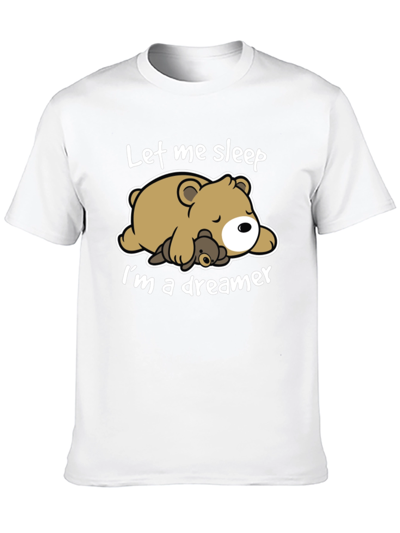 Black Let Me Sleep T-Shirt - Bear Dreamer Tee view 10