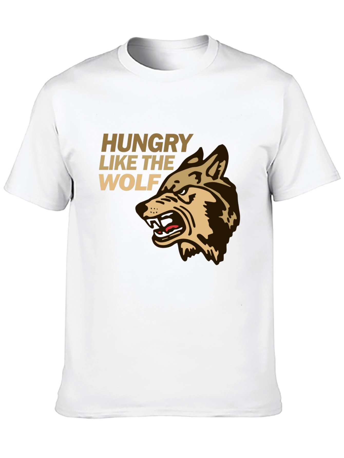 Black Hungry Like the Wolf Graphic Tee - Black view 10
