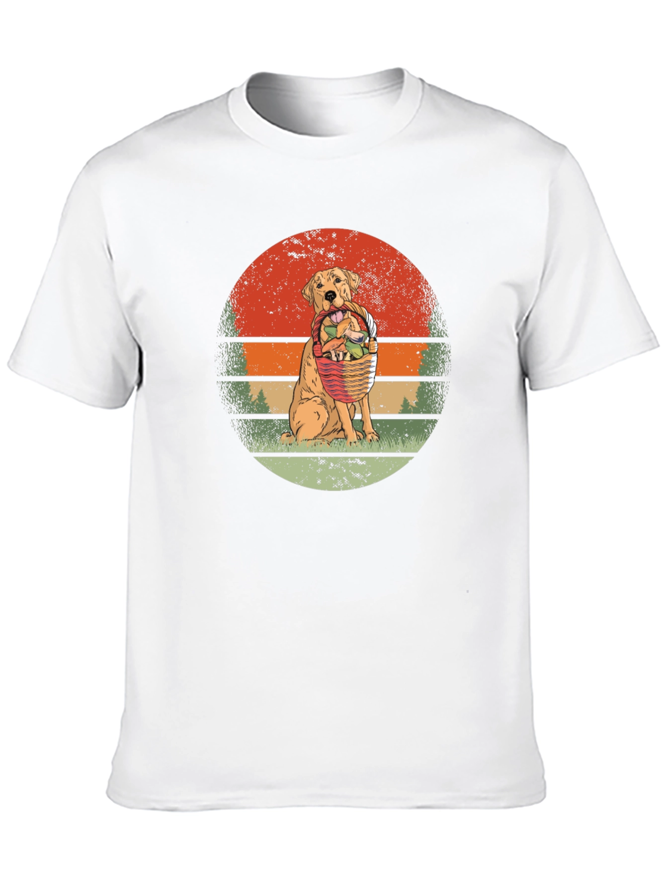 Dog Easter Basket Graphic T-Shirt - 10