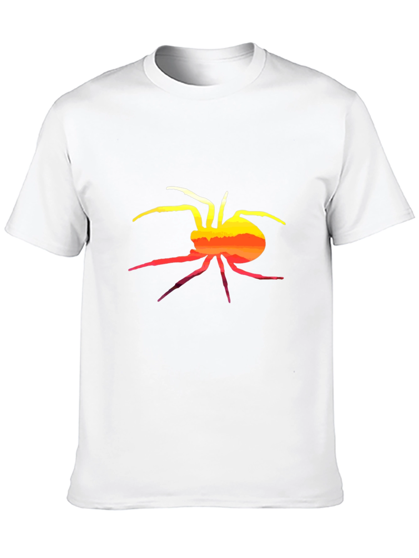 Black Sunset Spider Graphic Tee - Black view 10