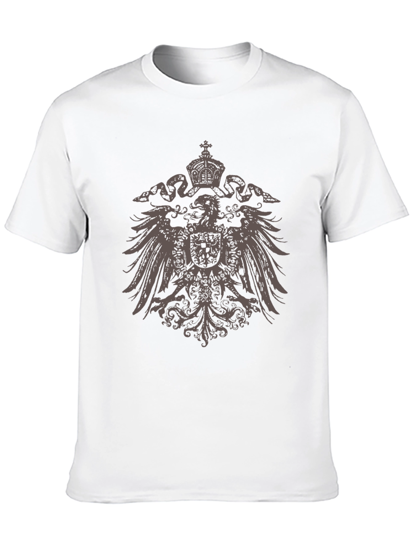 Black Black Eagle Crest Graphic T-Shirt view 10