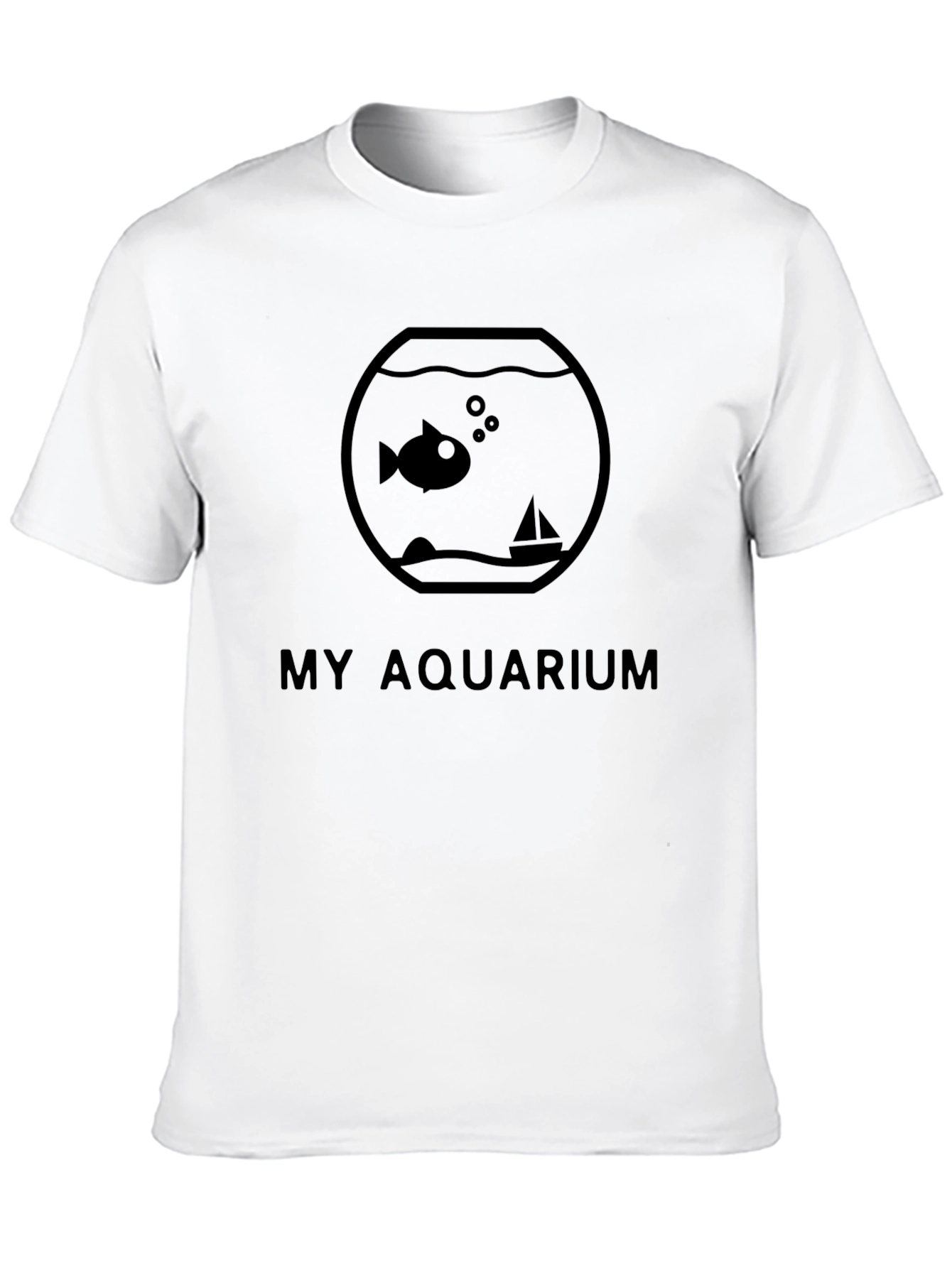 Black My Aquarium Graphic T-Shirt view 10