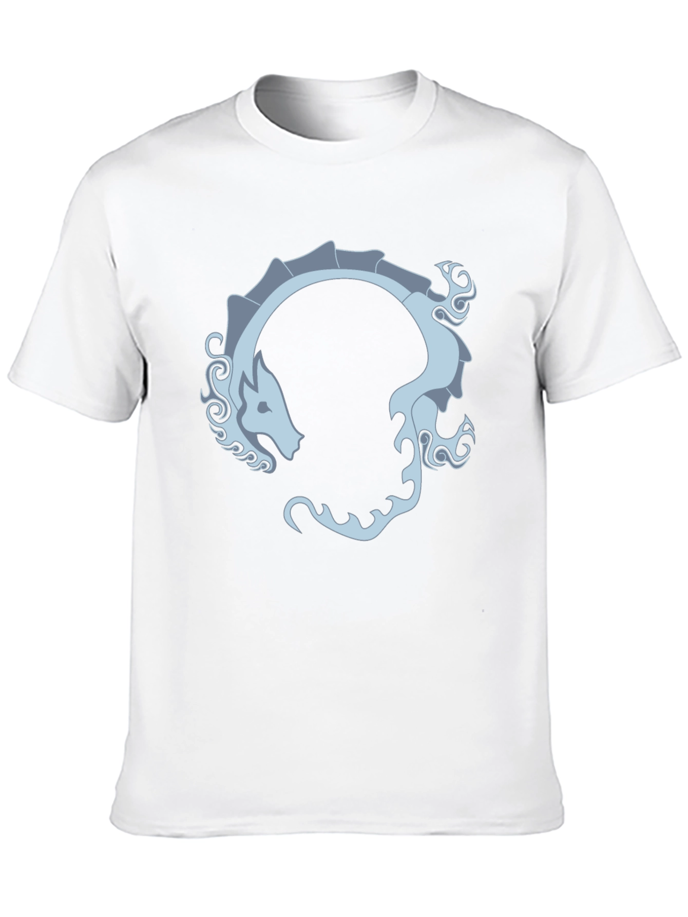 Black Dragon Circle Graphic Tee - Black Cotton view 10