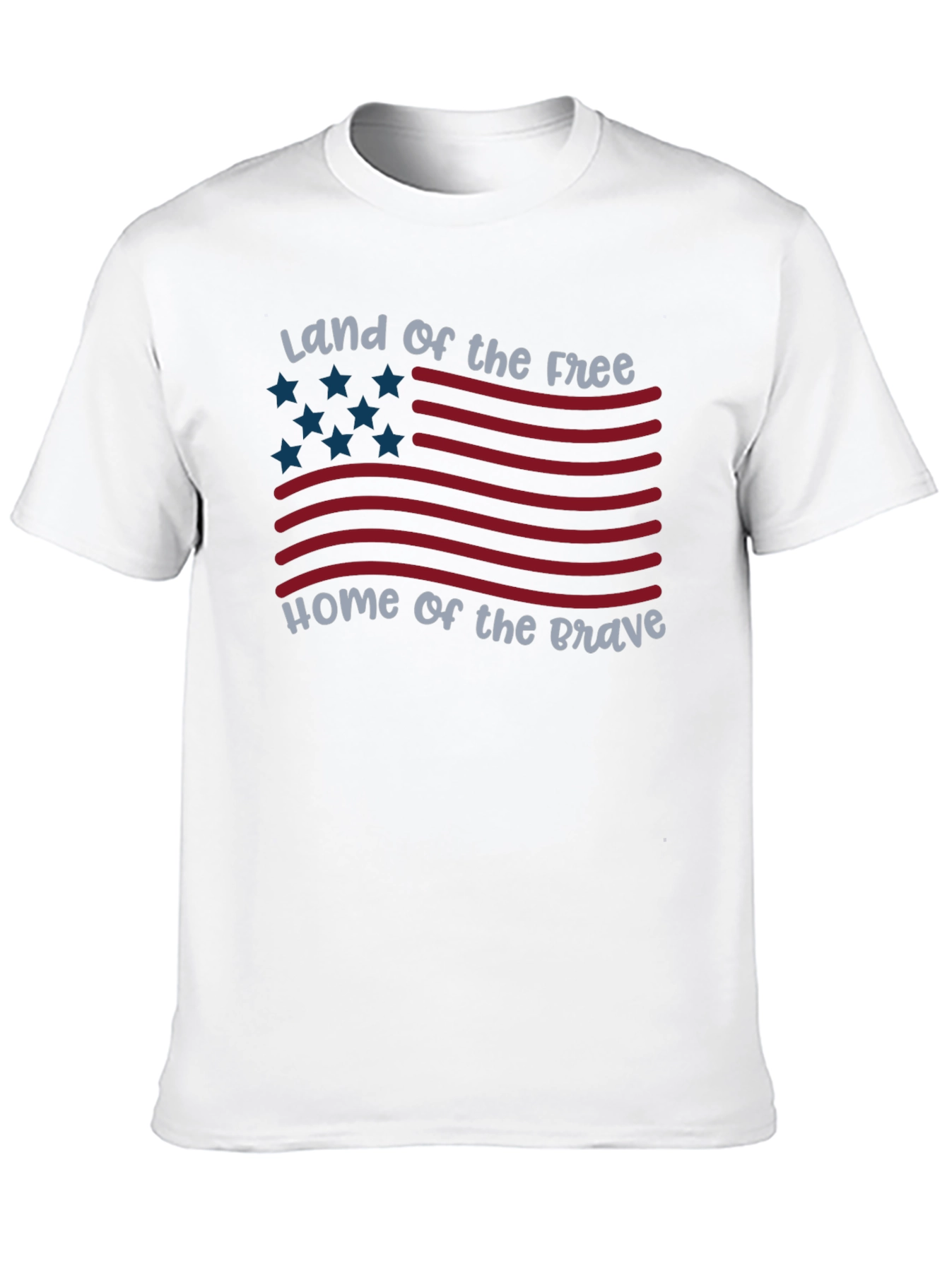 Black Patriotic 'Land of the Free' Graphic Tee view 10