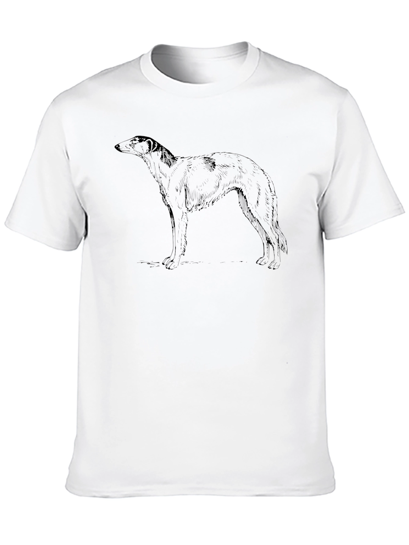 Black Greyhound Dog Graphic Tee - Classic Style view 10
