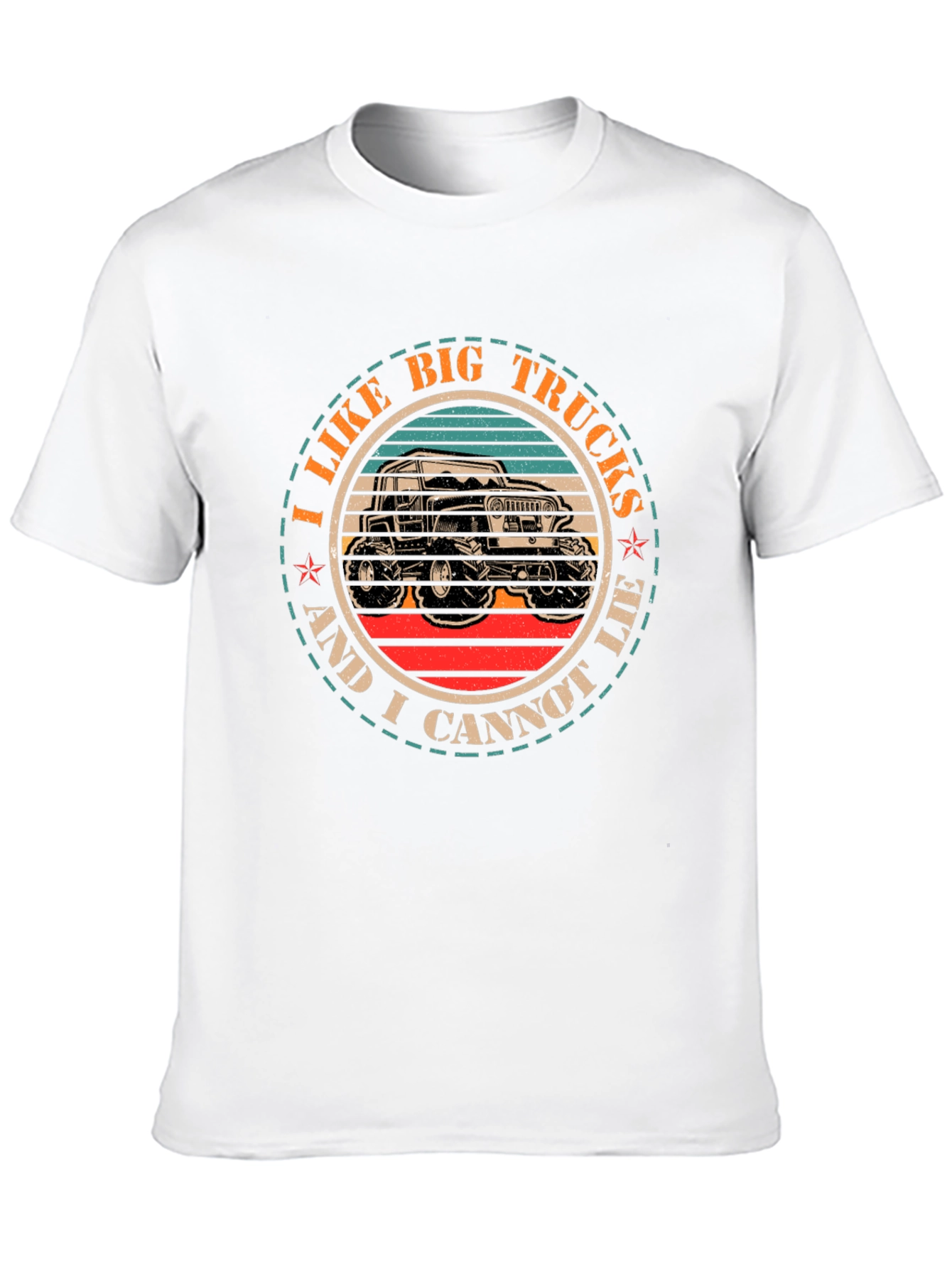 Black I Like Big Trucks T-Shirt view 10