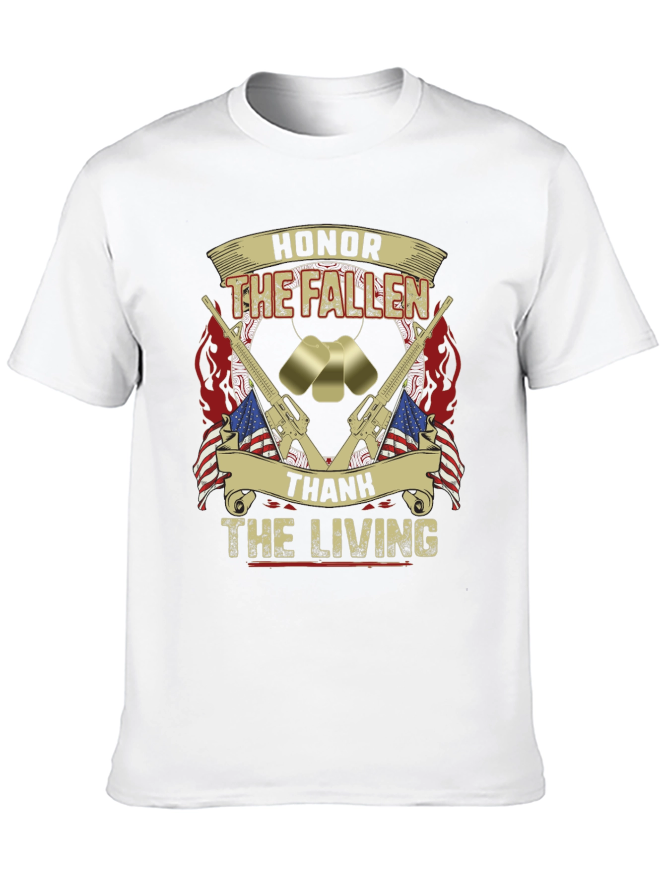 Honor The Fallen T-Shirt - Patriotic Memorial Design - 10