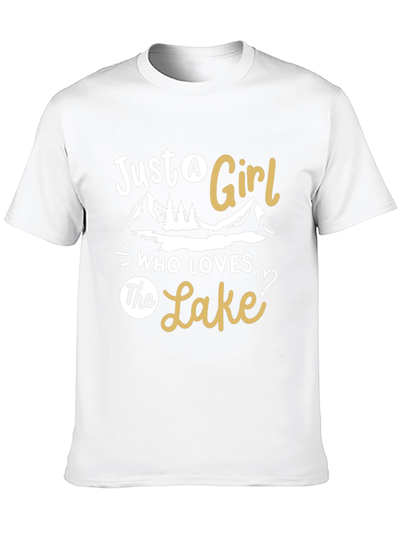 Black Lake Lover T-Shirt - Just A Girl Who Loves The Lake view 10