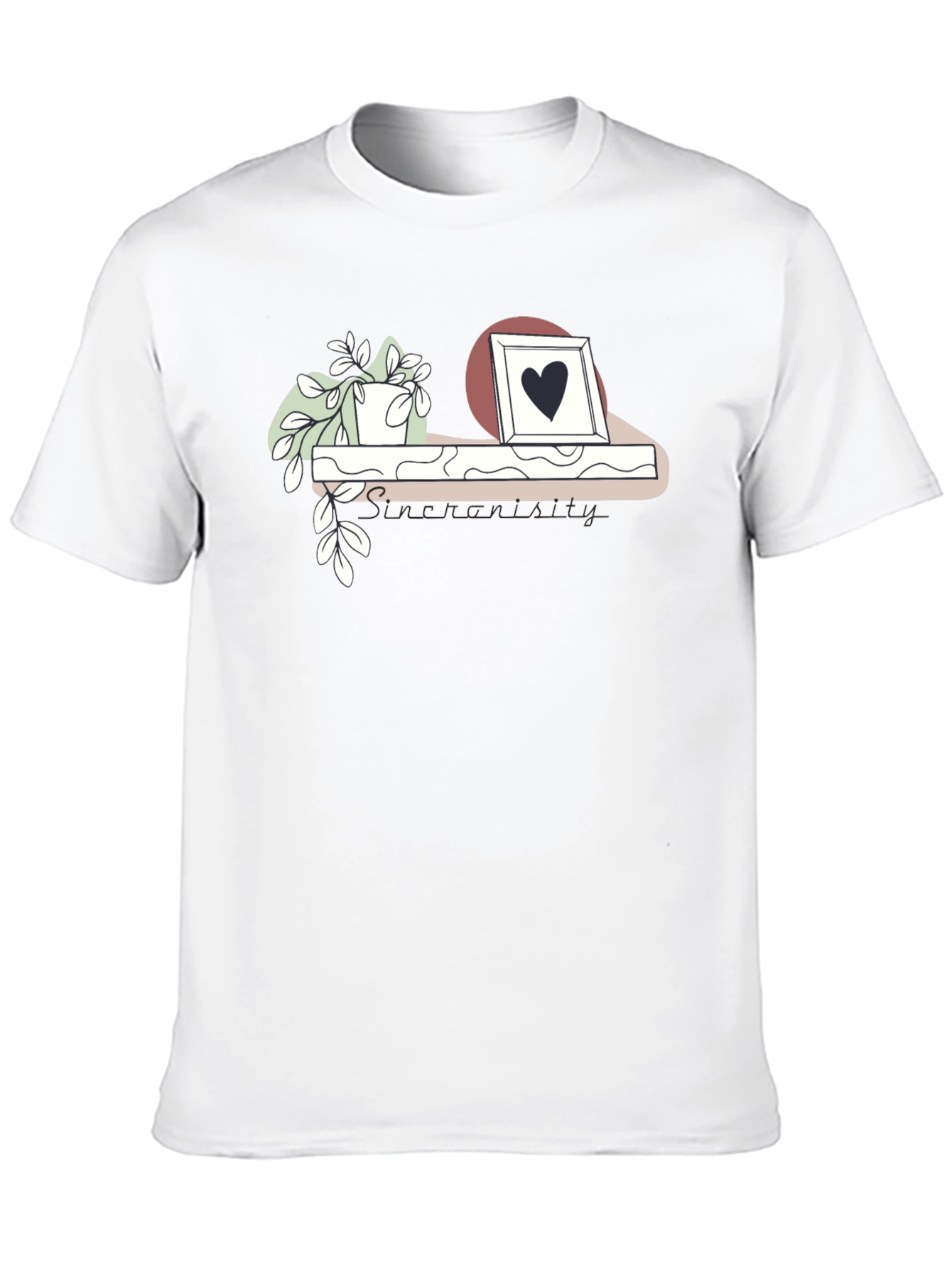 Black Shelf Plant Graphic Tee - Modern Style view 10