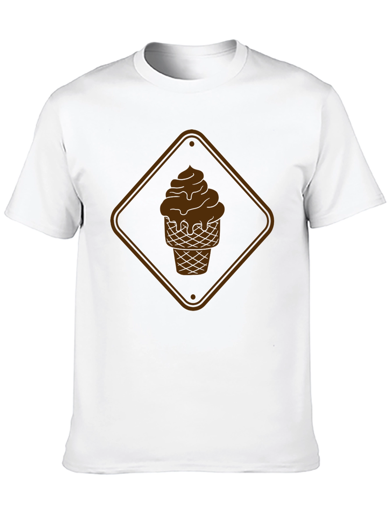 Black Chocolate Ice Cream Graphic Tee - Black view 10