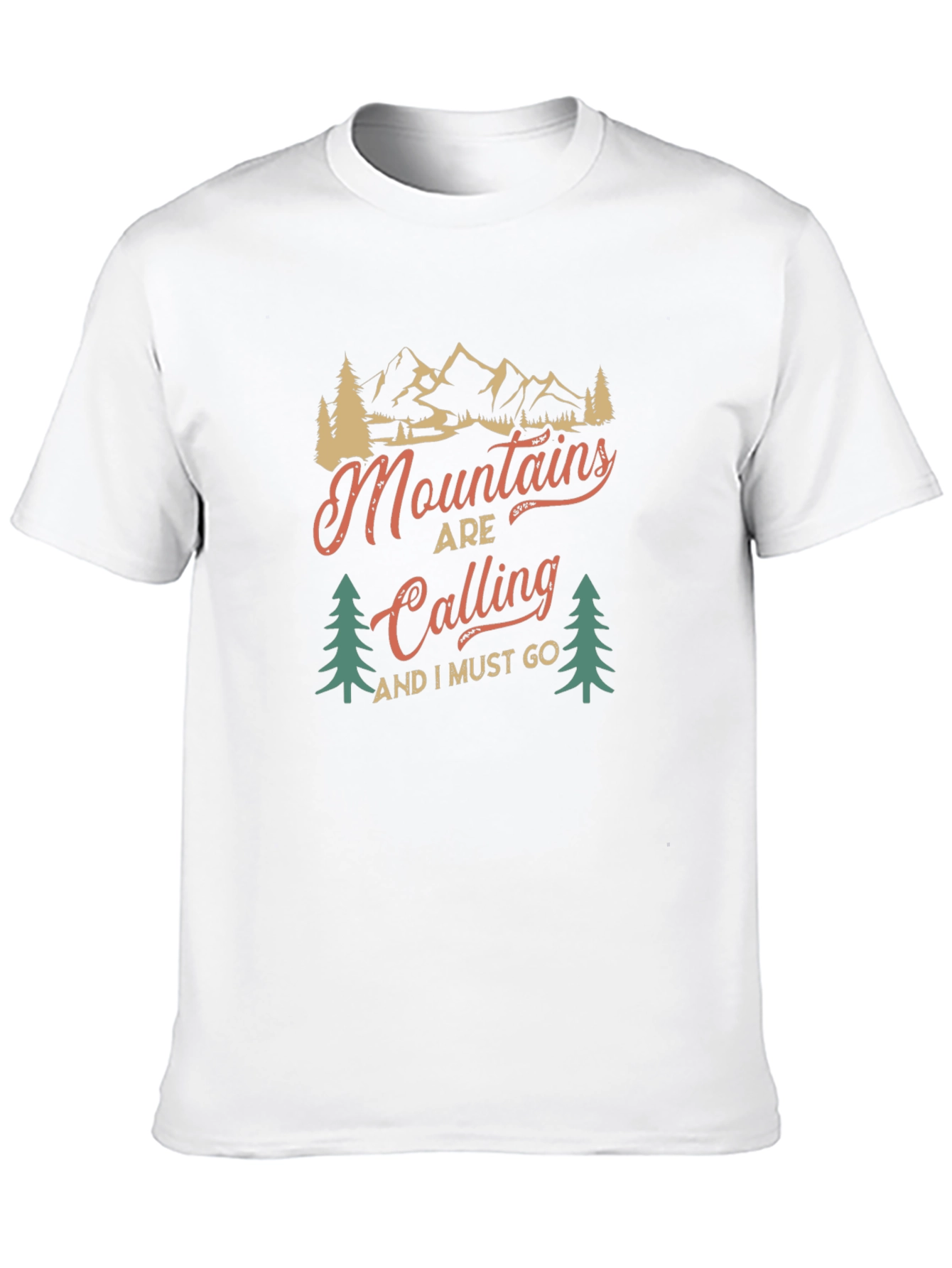 Black Mountains are Calling Black Graphic Tee view 10