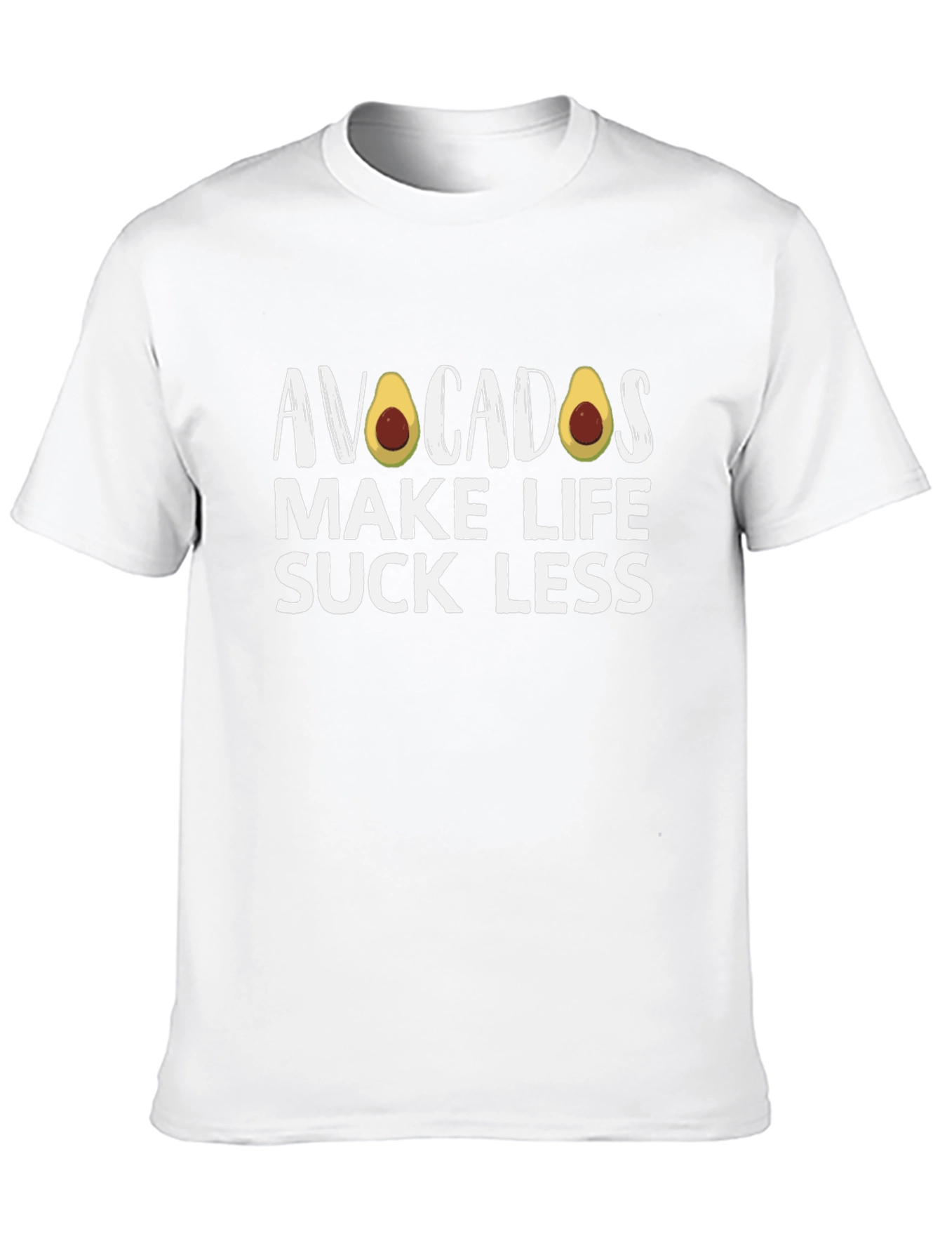 Avocados Make Life Suck Less Black T-Shirt - 10