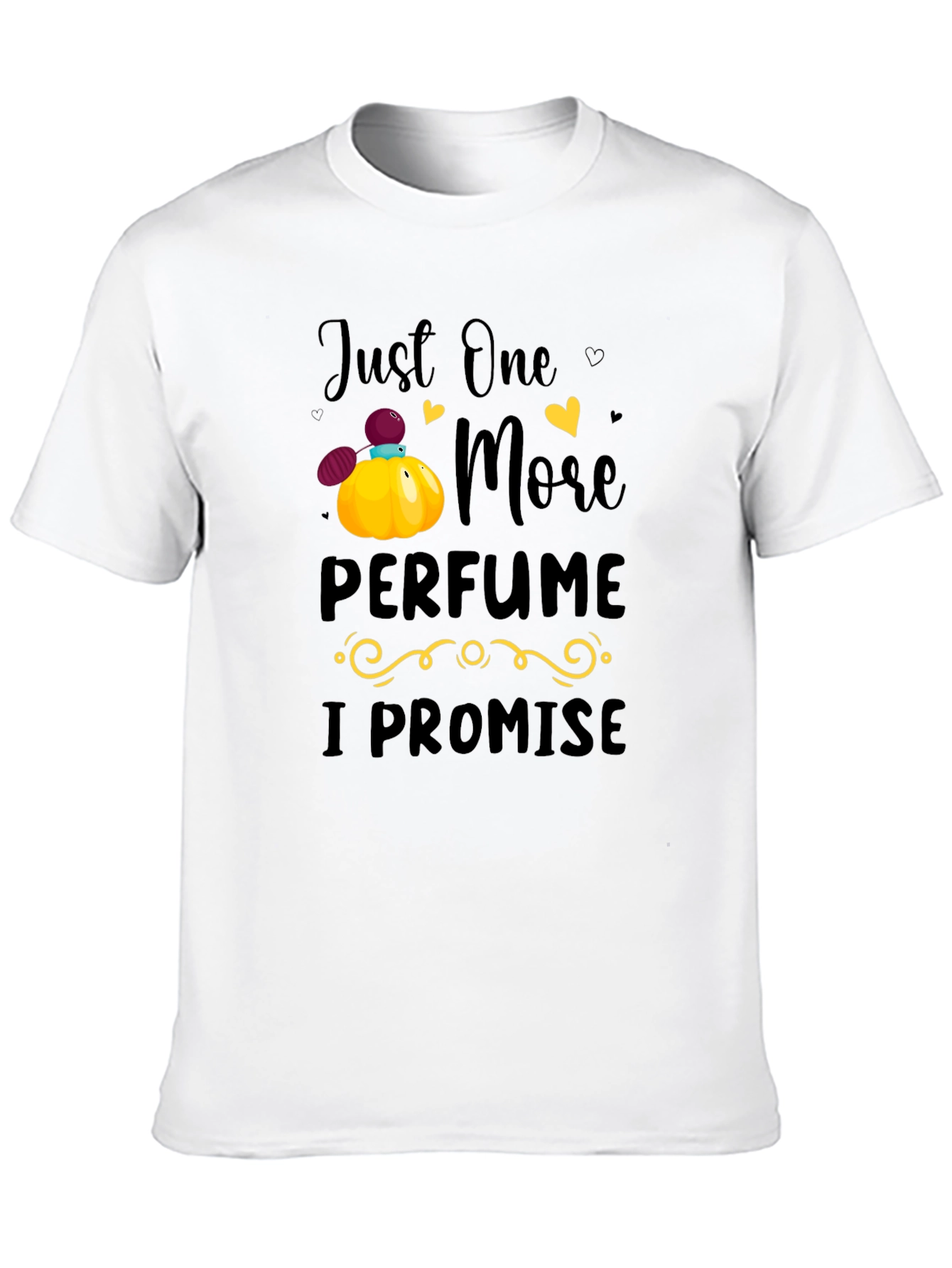 Black Just One More Perfume T-Shirt view 10
