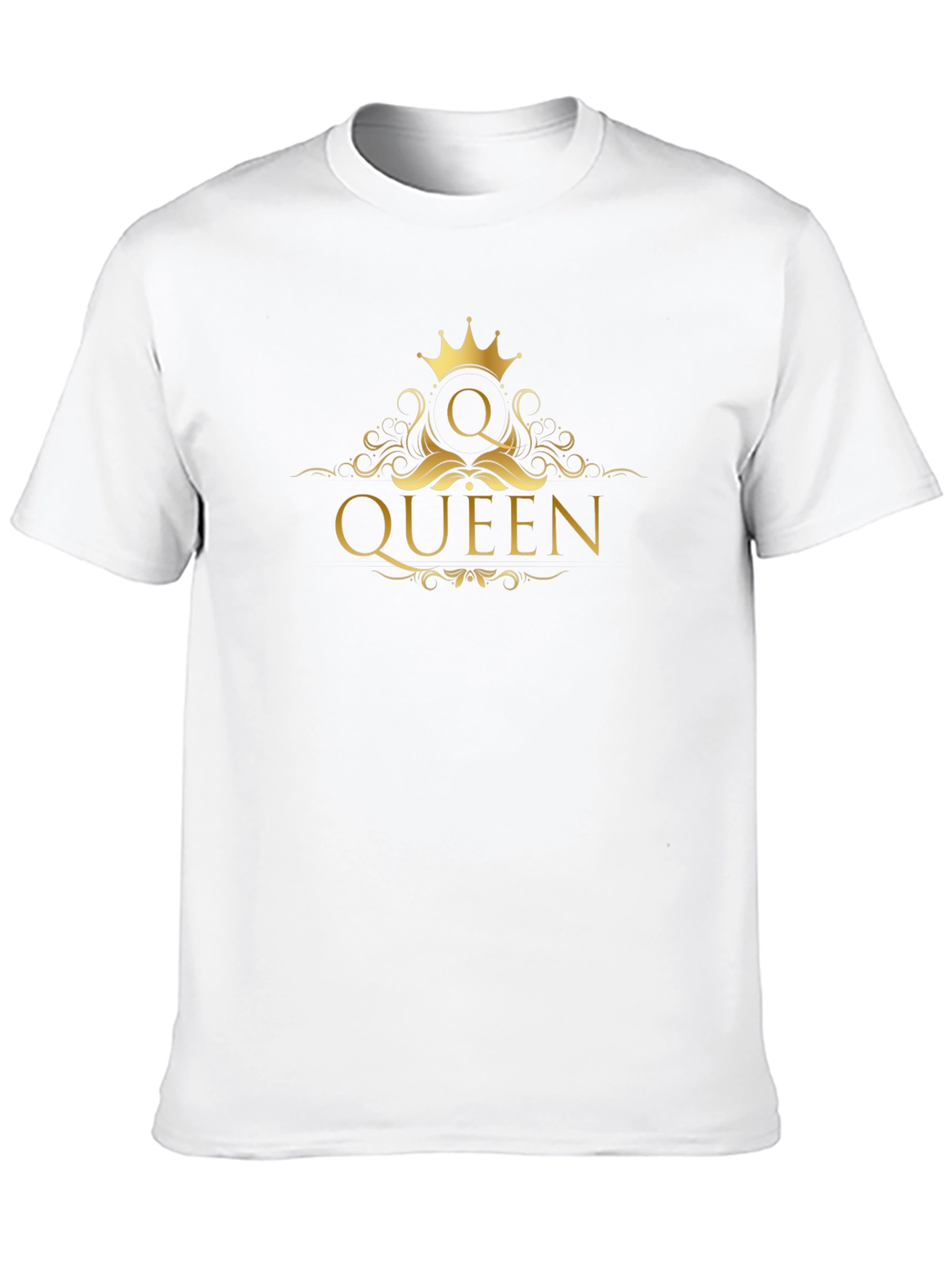 Black Queen Crown Graphic Black T-Shirt view 10