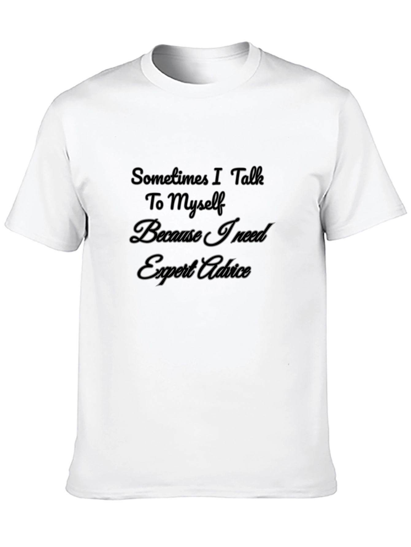 Black Funny Sarcastic Advice Graphic T-Shirt view 10