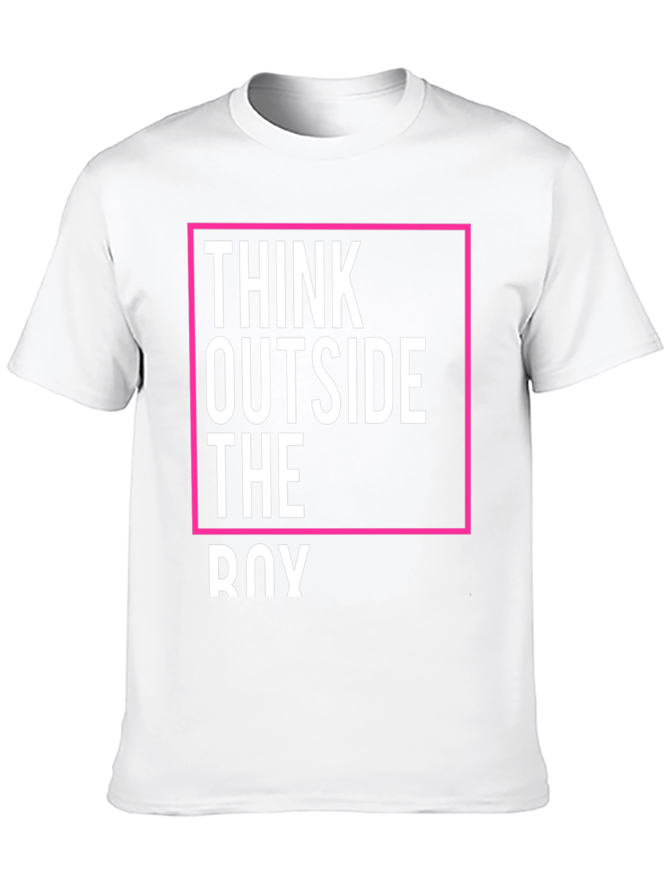 Black Think Outside the Box Graphic T-Shirt view 10