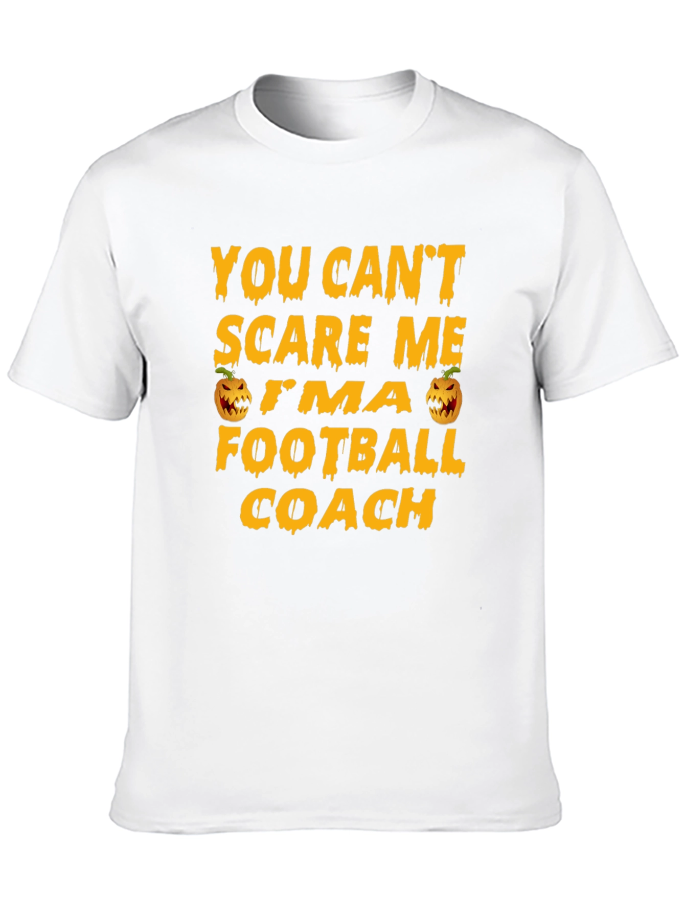 Black Funny Football Coach Halloween T-Shirt view 10