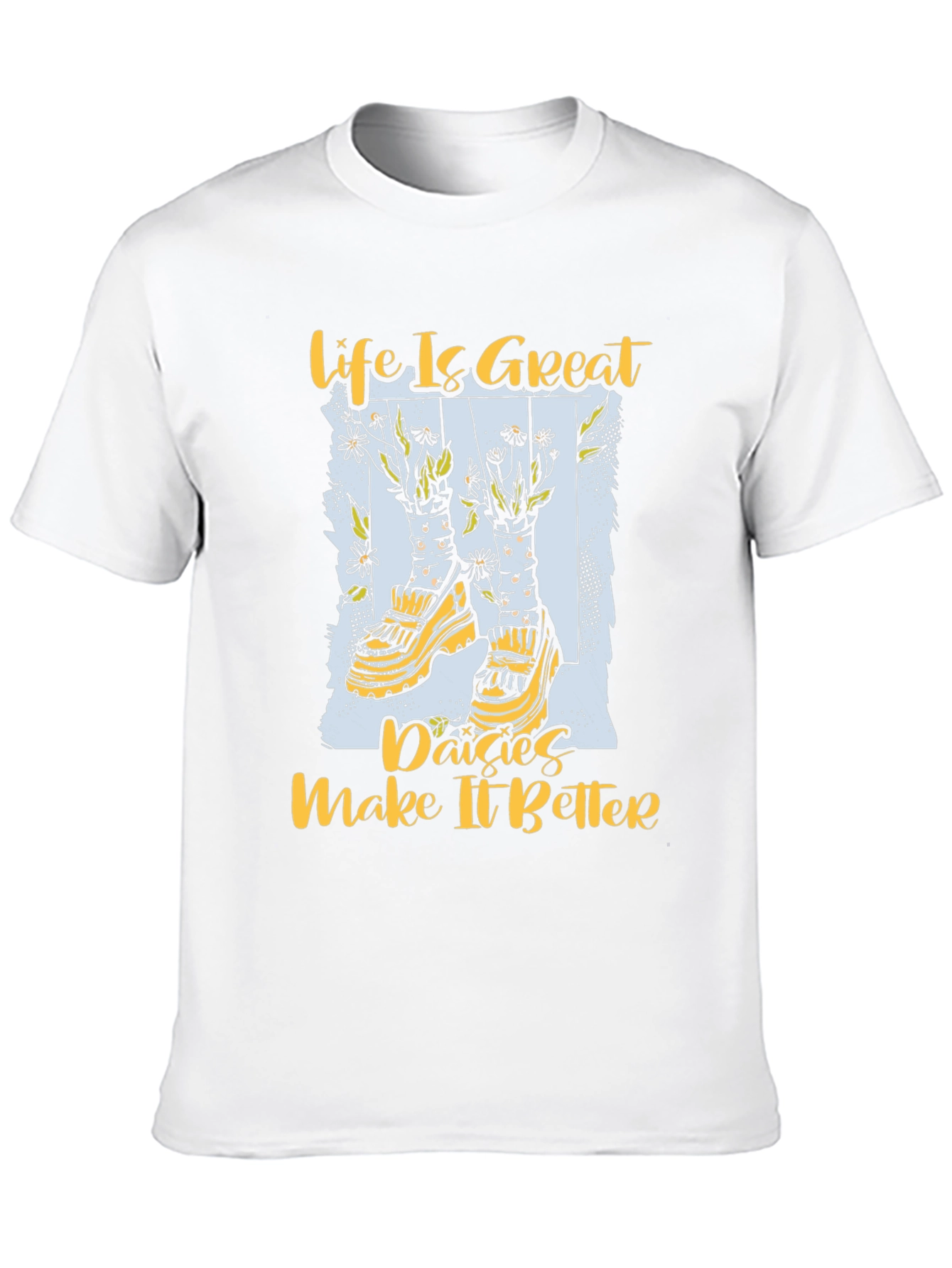 Black Life Is Great Tee: Daisies Make It Better! view 10