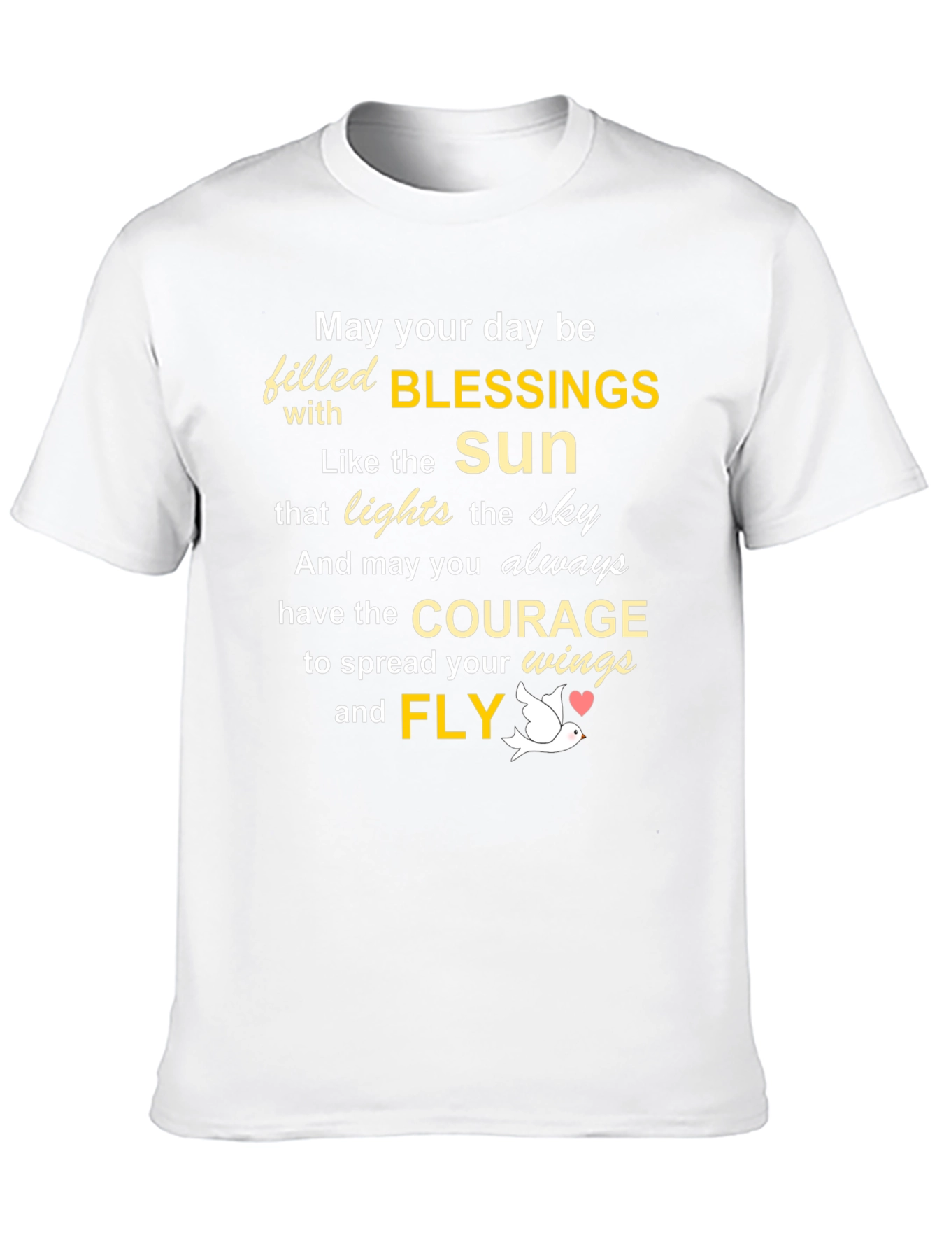 Black Inspirational Blessings Graphic T-Shirt view 10