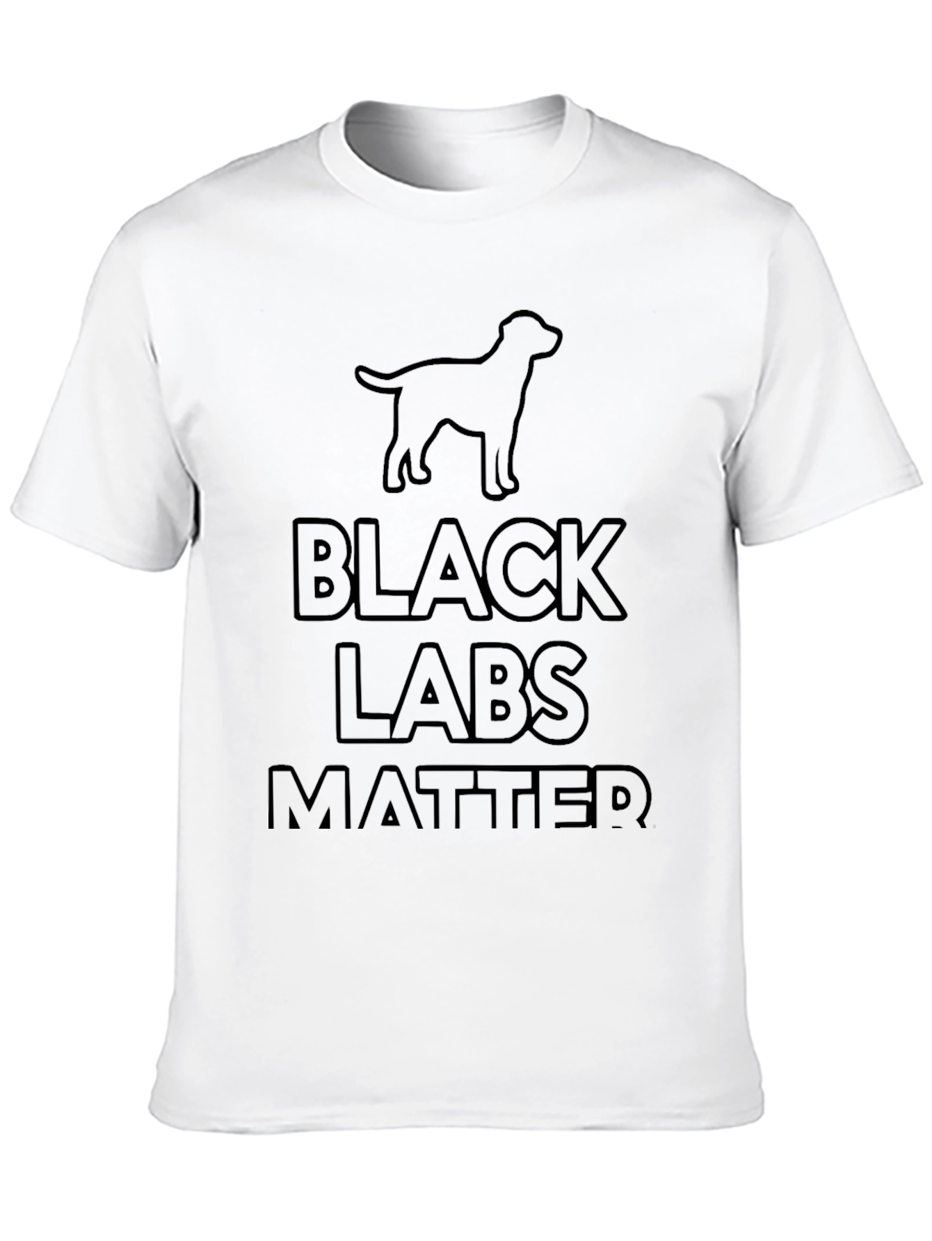 Black Black Labs Matter T-Shirt - Dog Lover Tee view 10