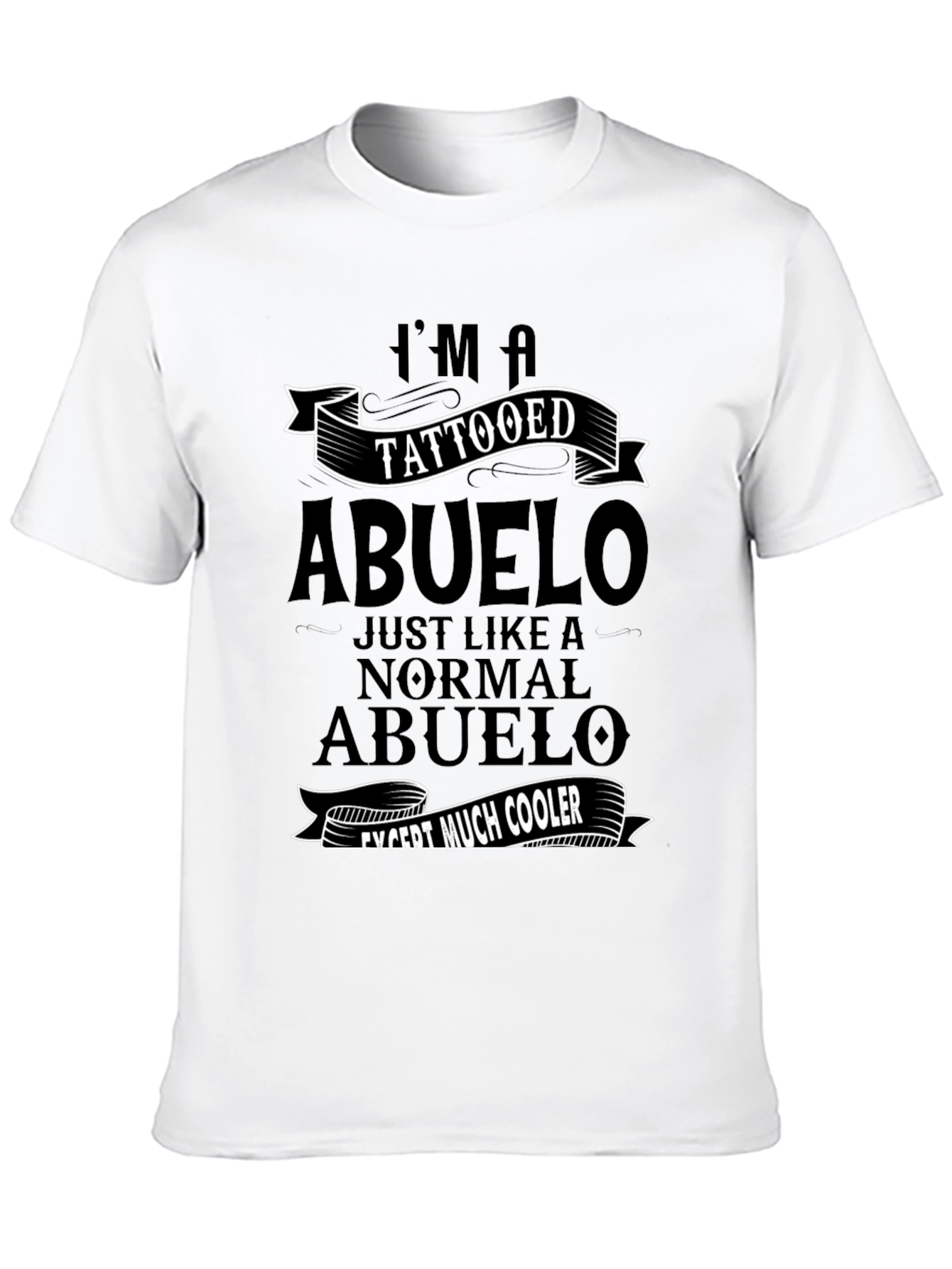 Black Tattooed Abuelo Graphic Tee view 10