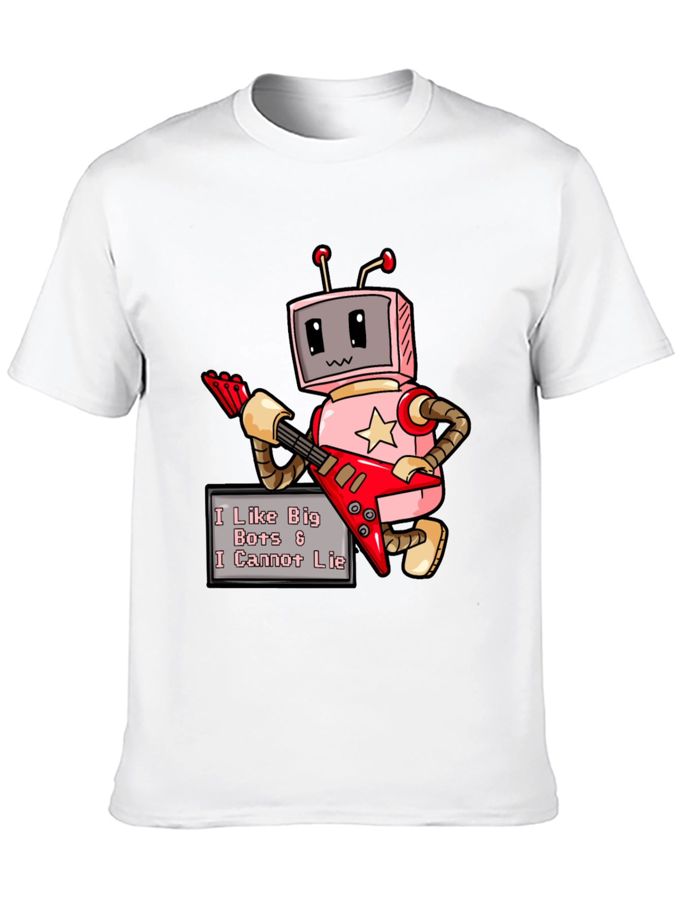 Black I Like Big Bots T-Shirt view 10