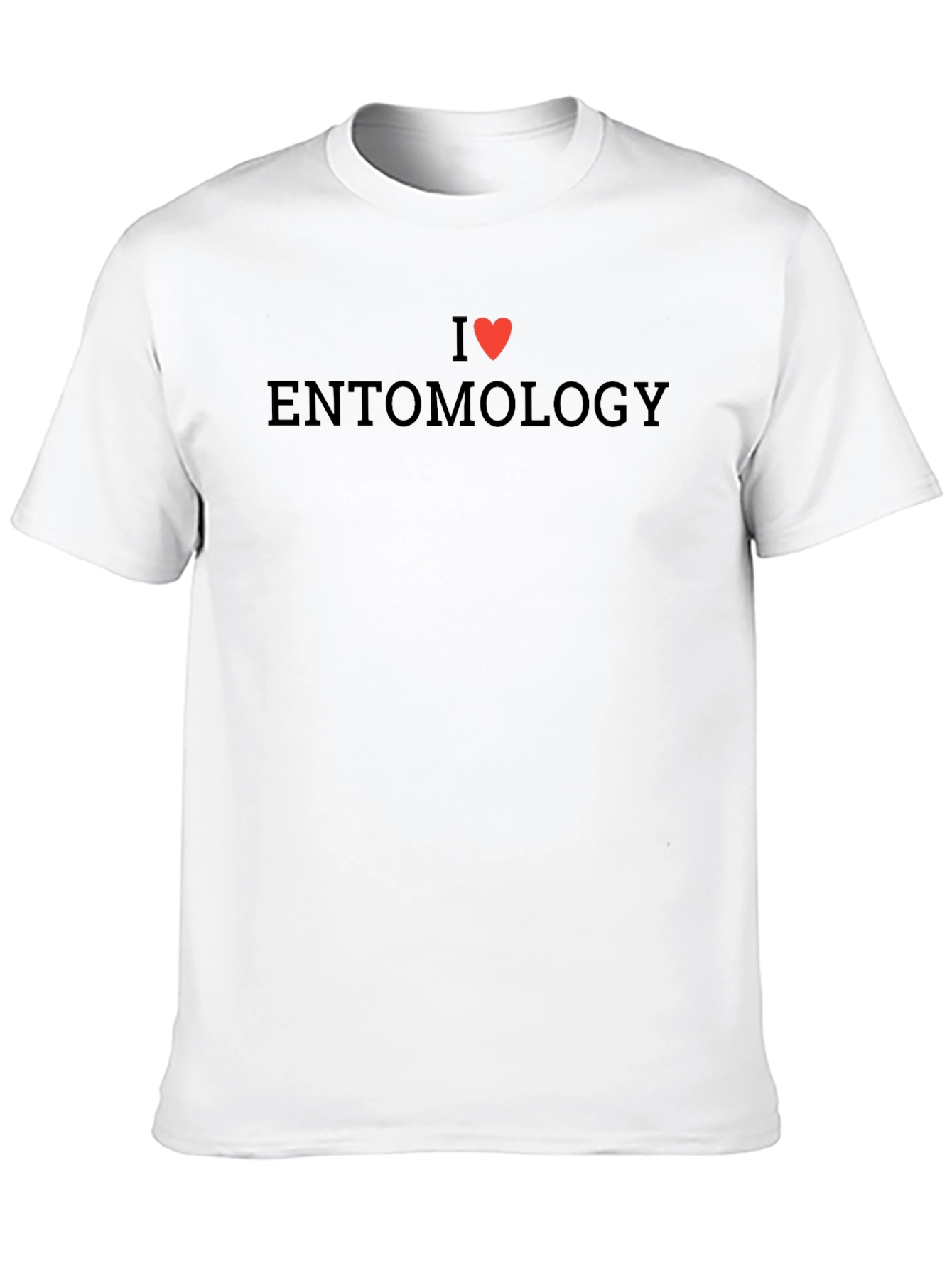 Black I Heart Entomology T-Shirt - Black Cotton Tee view 10
